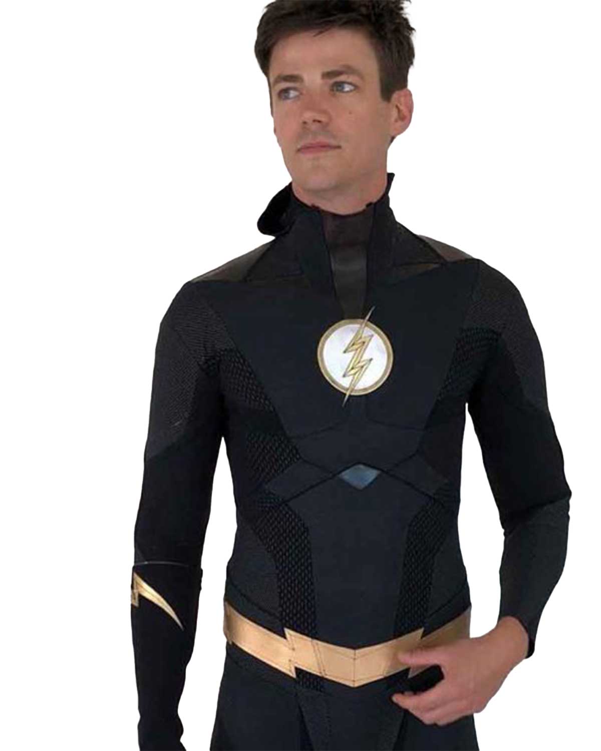 MotorCycleJackets Barry Allen Flash Black Halloween Jacket