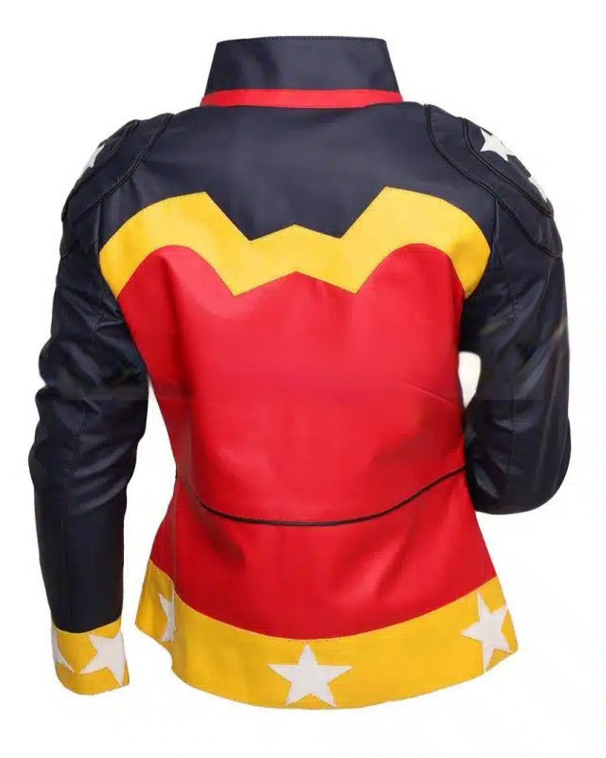 MotorCycleJackets Comics Women Wonder Leather Jacket