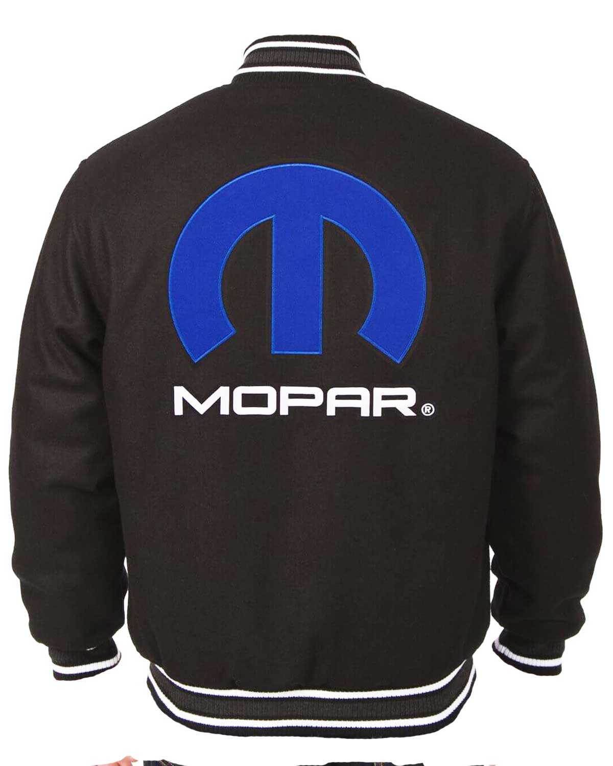 MotorCycleJackets Mopar Satin Varsity Jacket