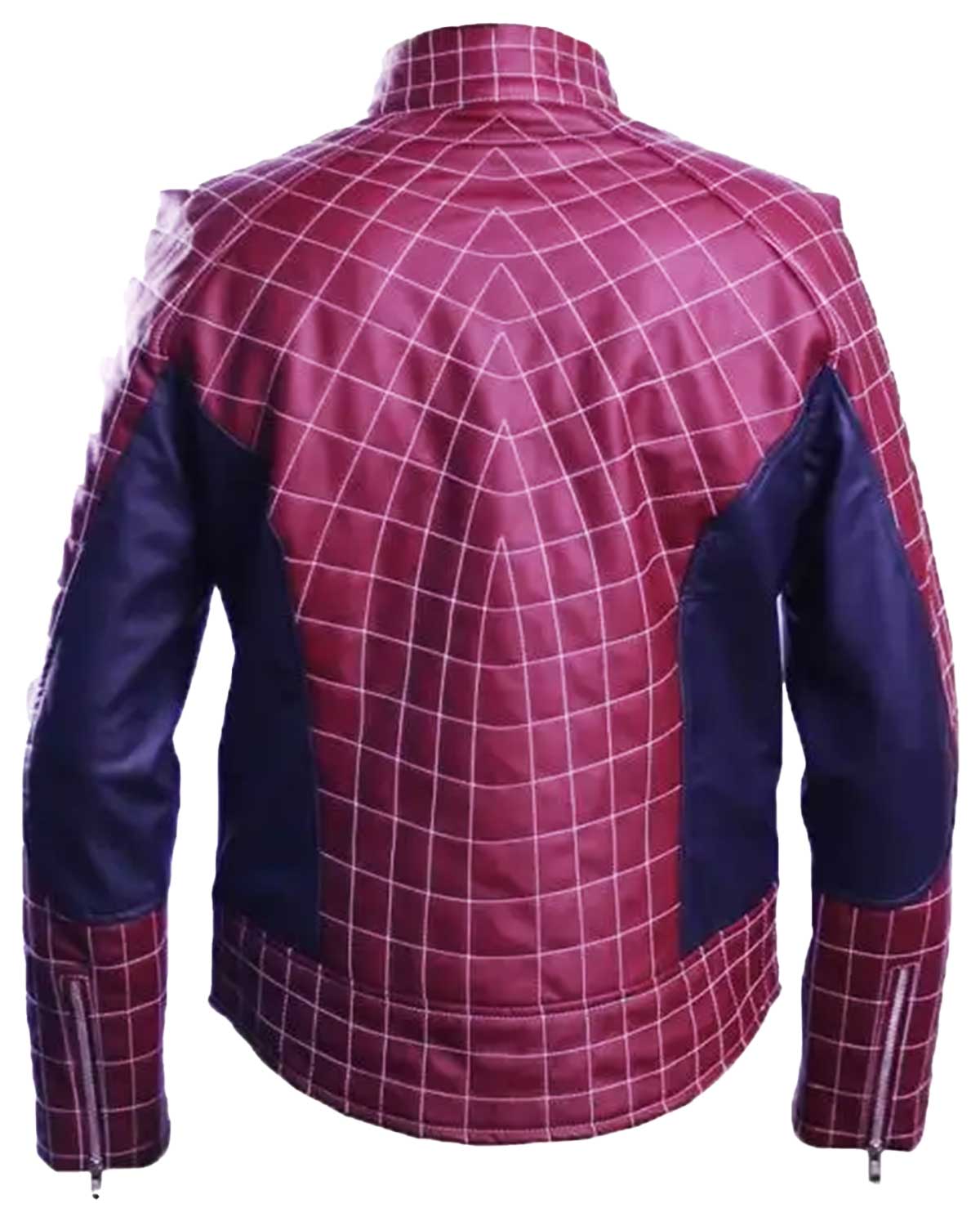 MotorCycleJackets Spiderman No Way Home Red Leather Jacket