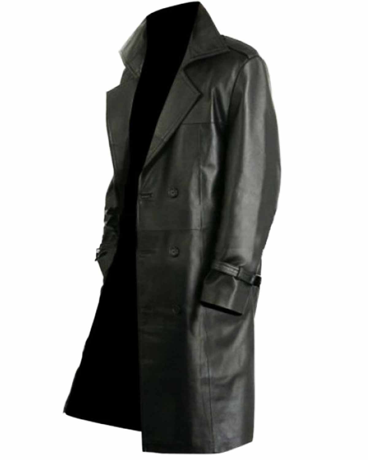 MotorCycleJackets Jon Bernthal Punisher Black Coat