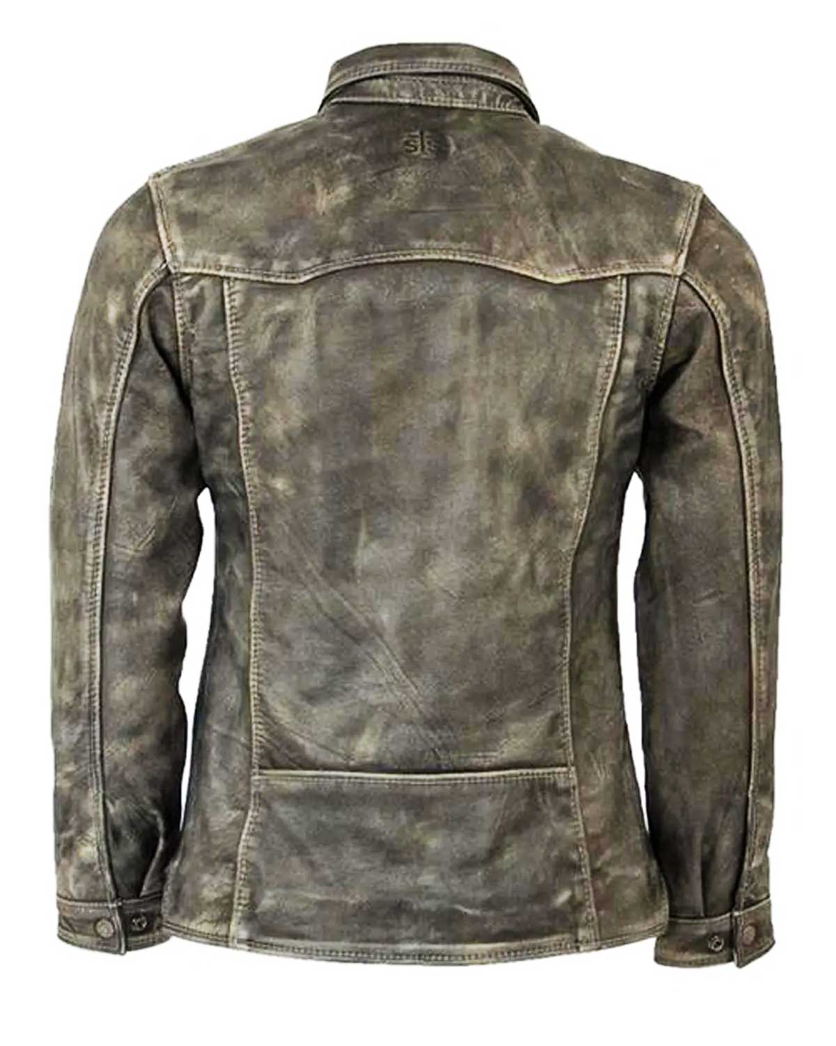 MotorCycleJackets Cowboy Ranch Hand Leather Jacket