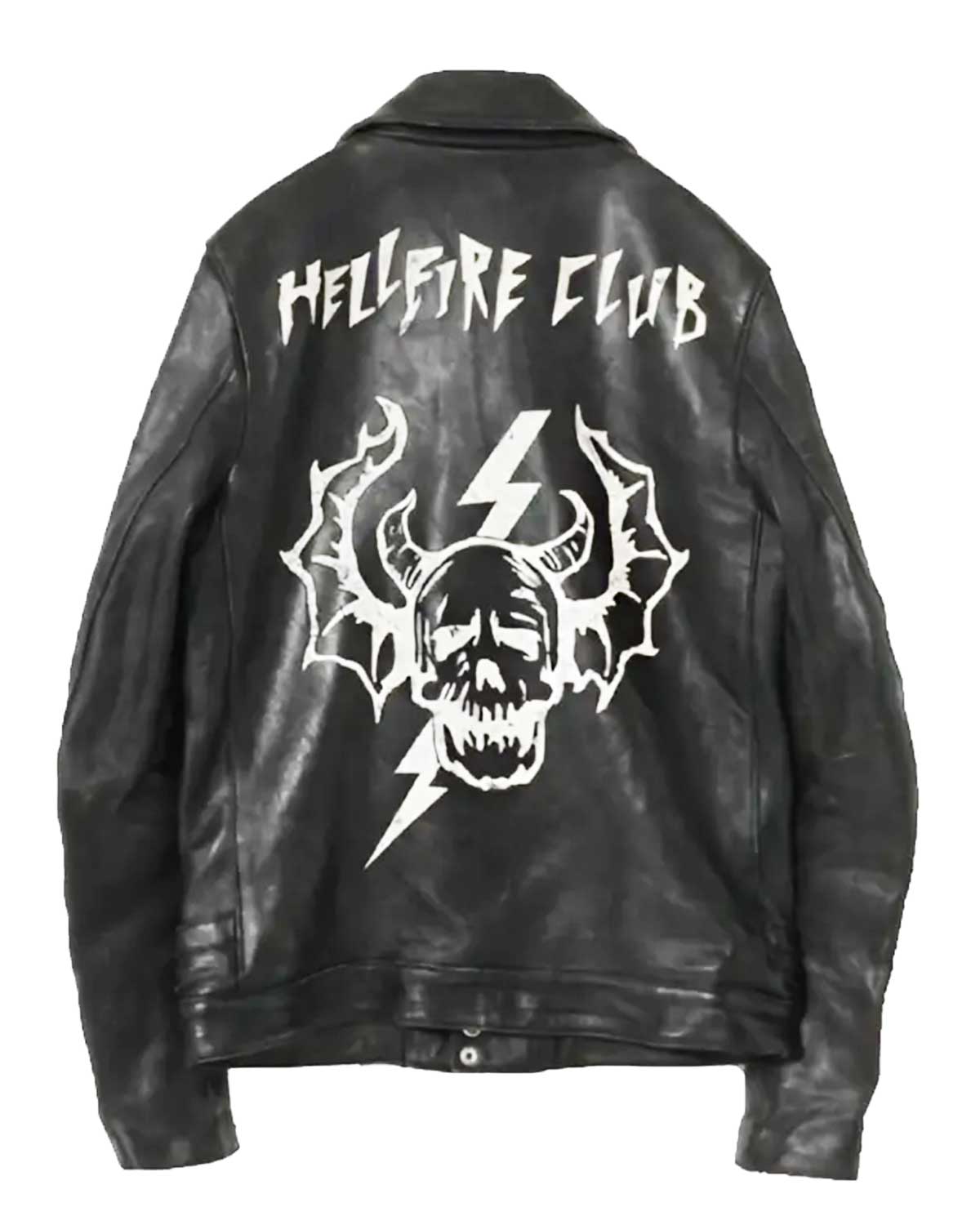 Stranger Things Hellfire Club Biker Style Jacket