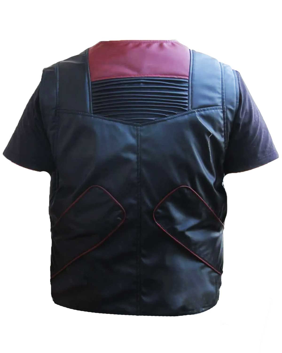MotorCycleJackets Deadpool Colossus Leather Vest
