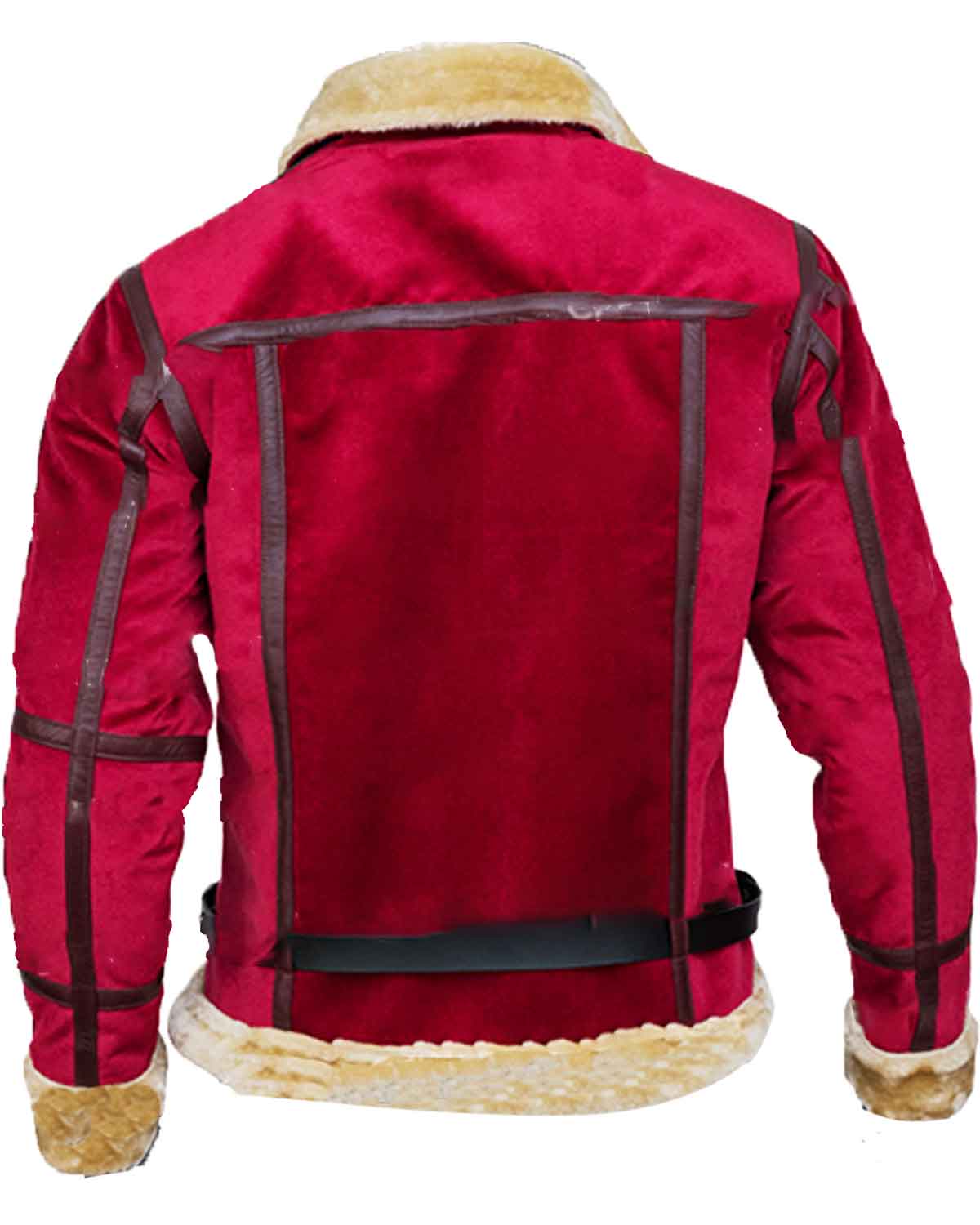 MotorCycleJackets Spirited 2022 Ryan Reynolds Red Suede Jacket