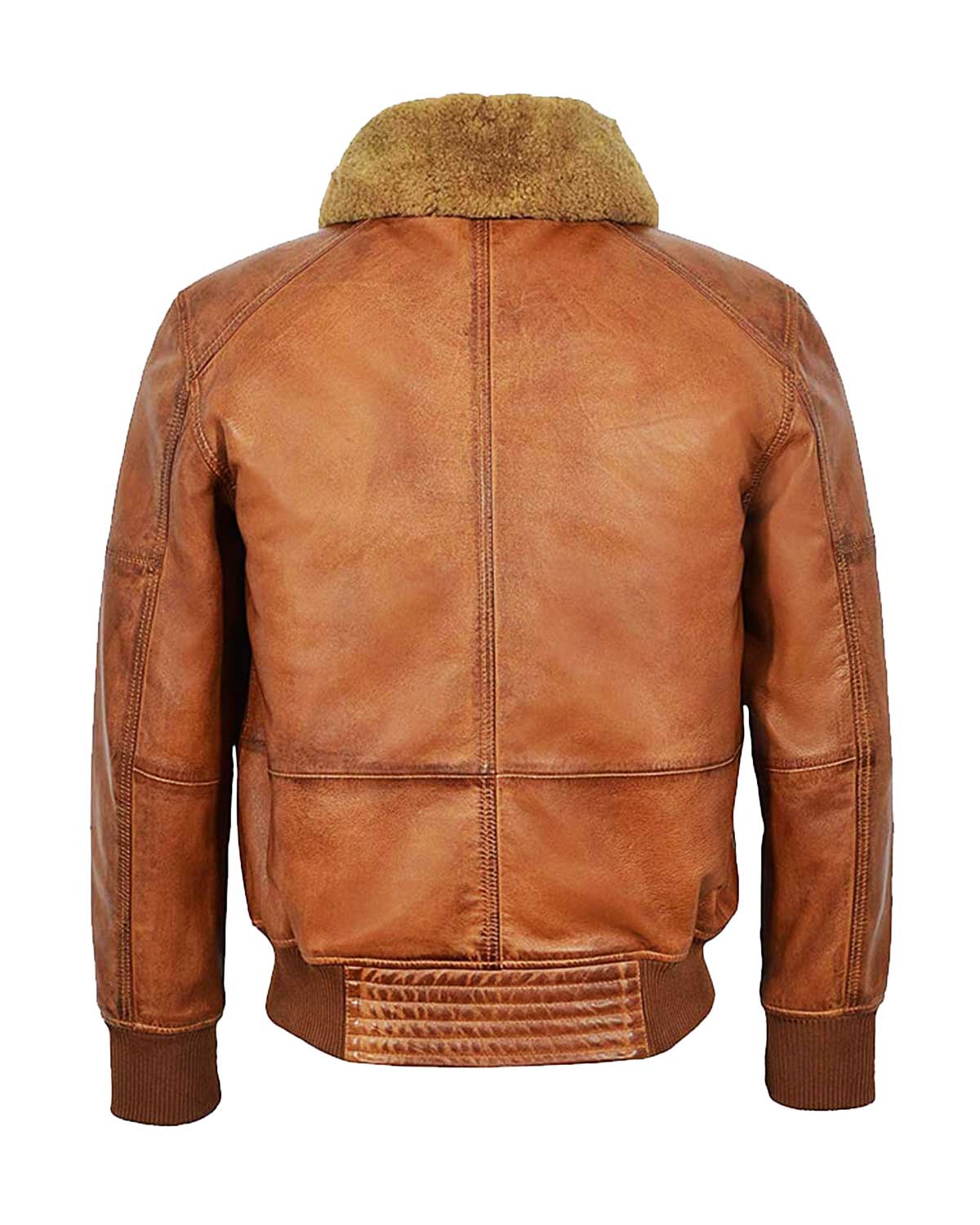 MotorCycleJackets Mens Aviator Shearling Bomber jacket
