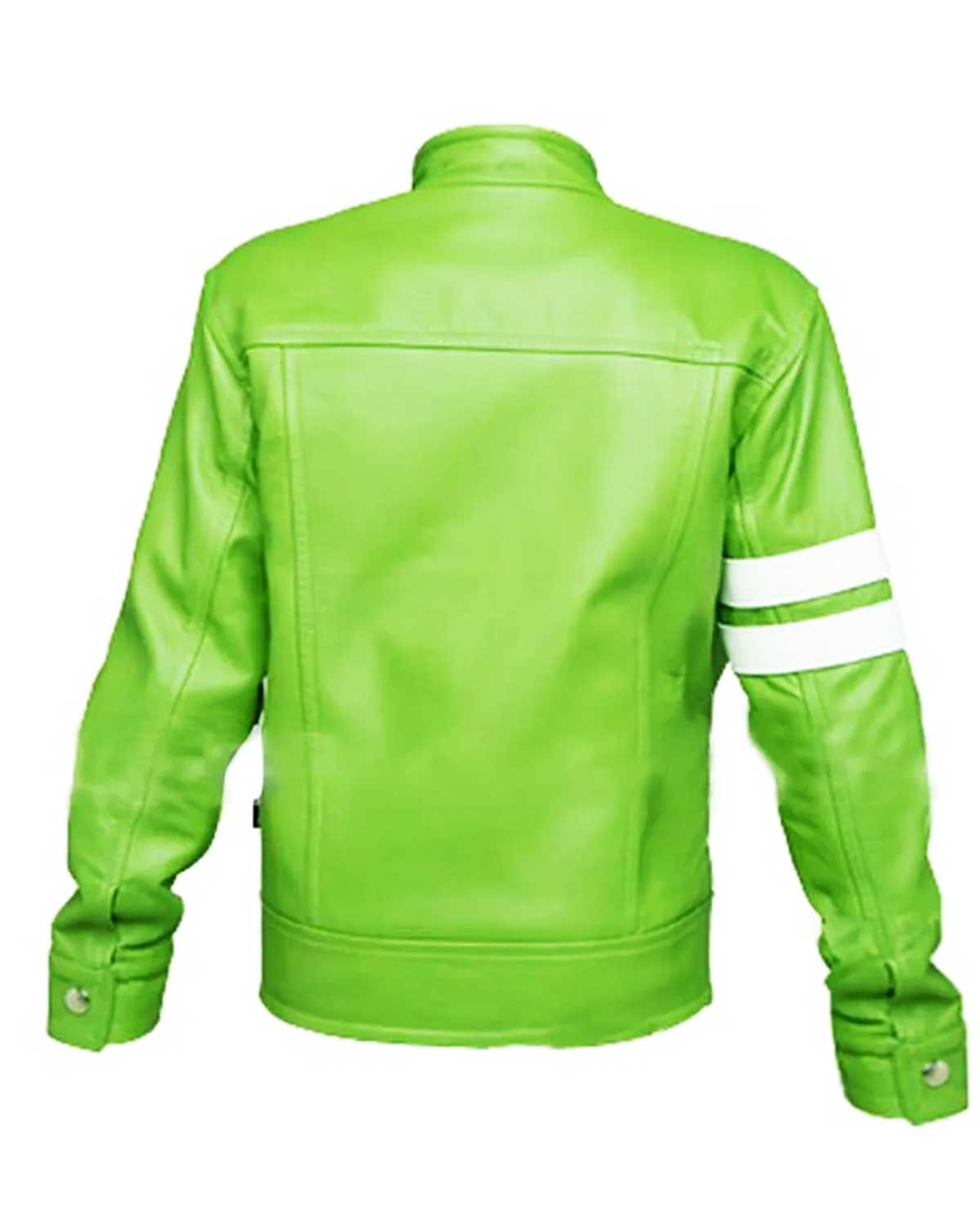 MotorCycleJackets Albedo Ben 10 Red Leather Jacket