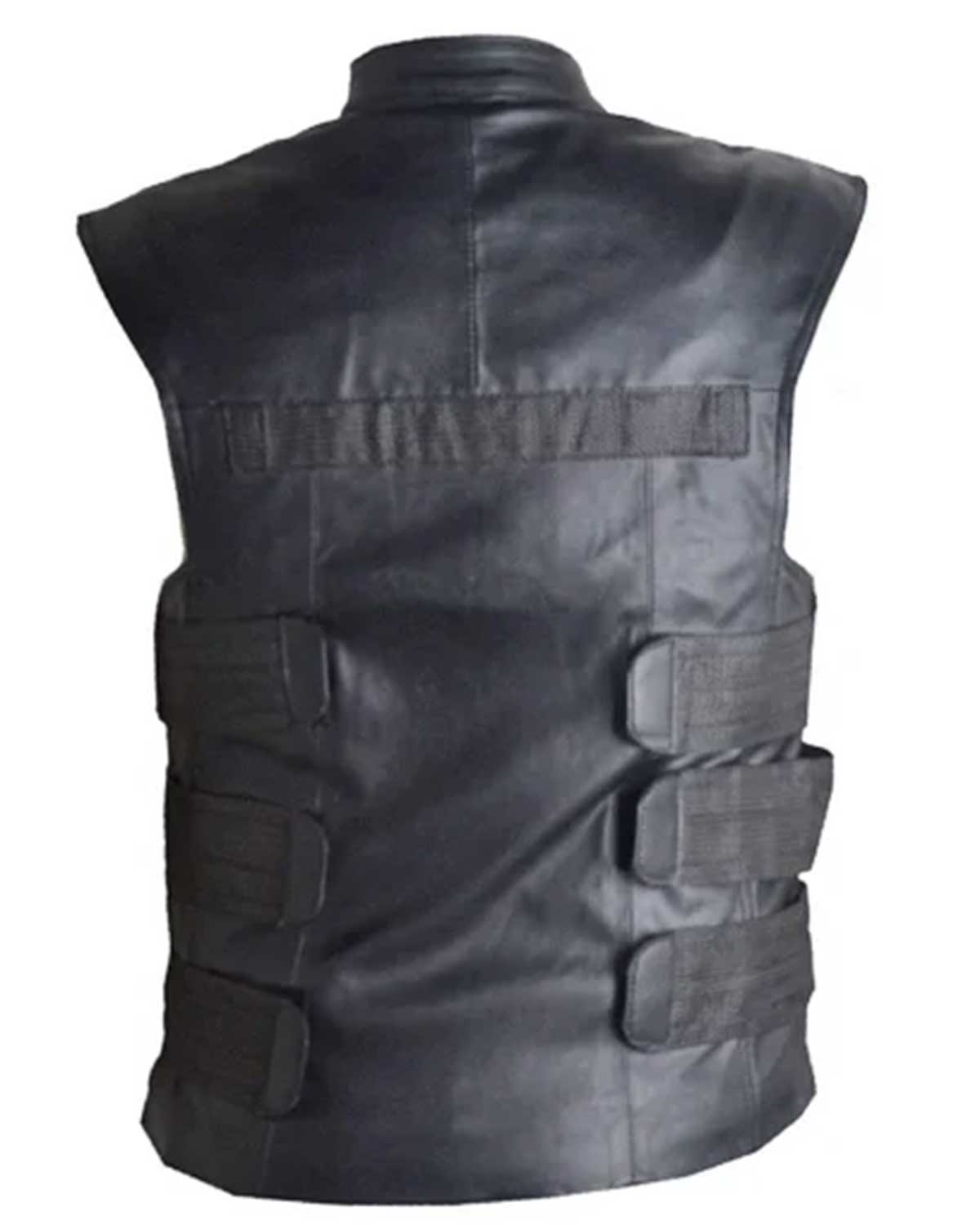 MotorCycleJackets Frank Castle The Punisher Black Halloween Leather Vest