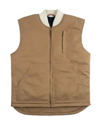 MotorCycleJackets Men’s Light Brown Western Cotton Vest