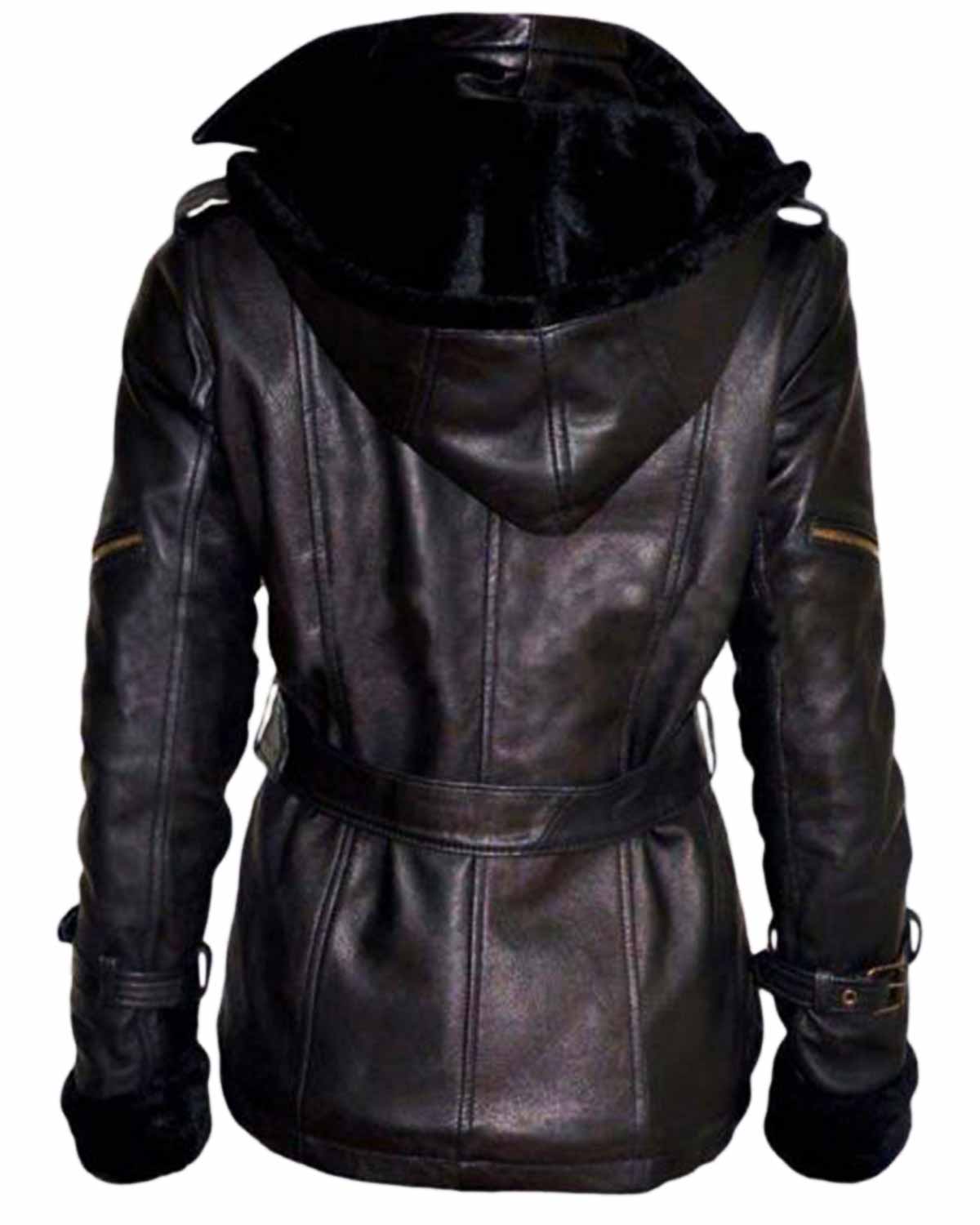 MotorCycleJackets Once Upon a Time Emma Swan Black Jacket