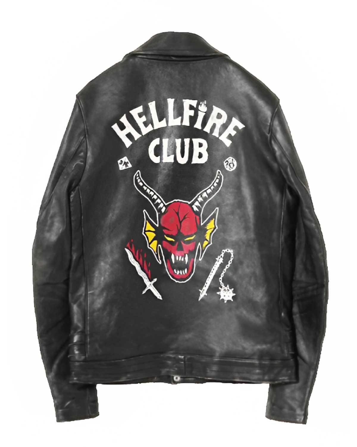 Stranger Things Hellfire Club Biker Jacket