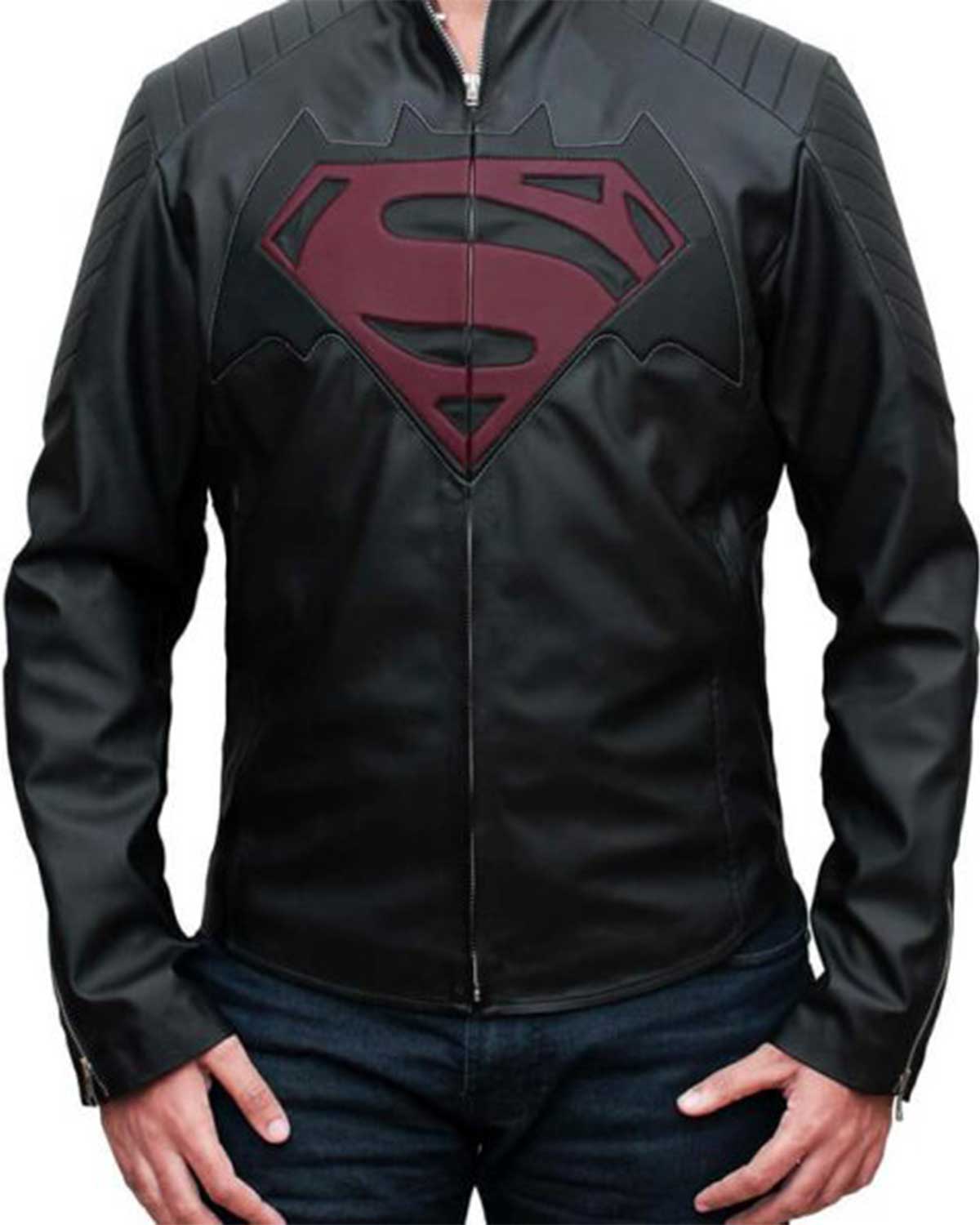 MotorCycleJackets Halloween Batman vs Superman Dawn Of Justice Leather Jacket