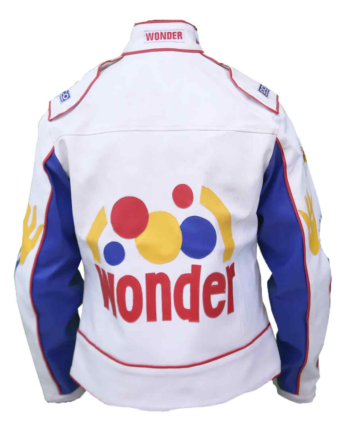 MotorCycleJackets Ricky Bobby Talladega Nights Wonder Bread Leather Jacket