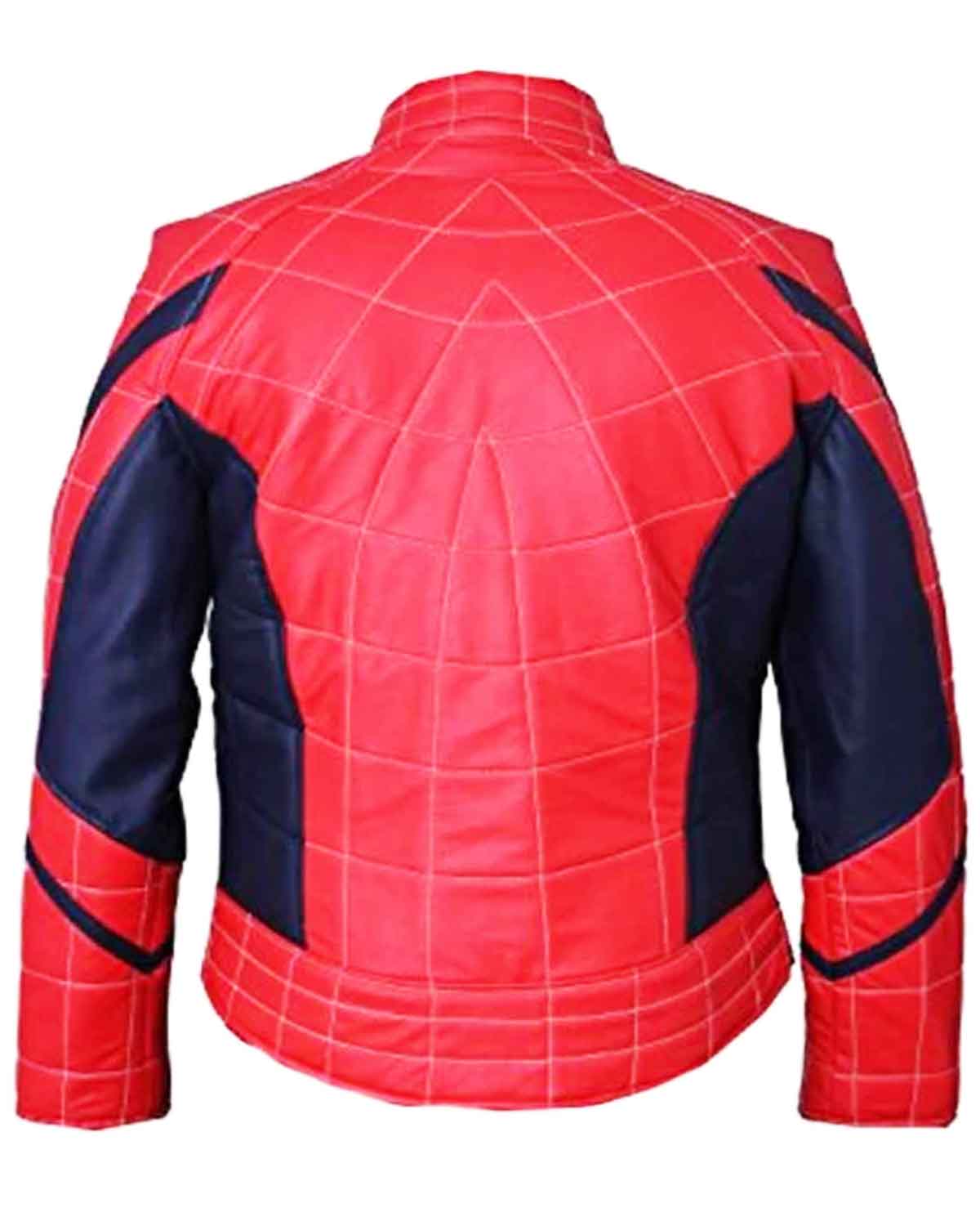 MotorCycleJackets Spiderman Tom Holland Real Men's Leather Jacket