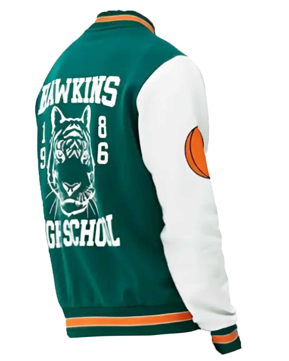 MotorCycleJackets Stranger Things Hawkins Tigers Varsity Jacket