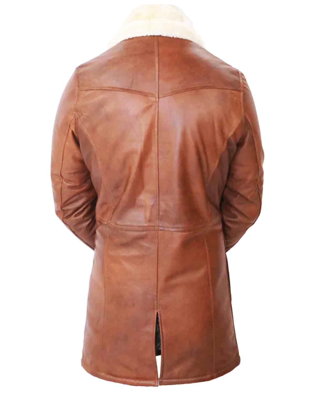 MotorCycleJackets Dark Knight Rises Distressed Brown Bane Leather Coat