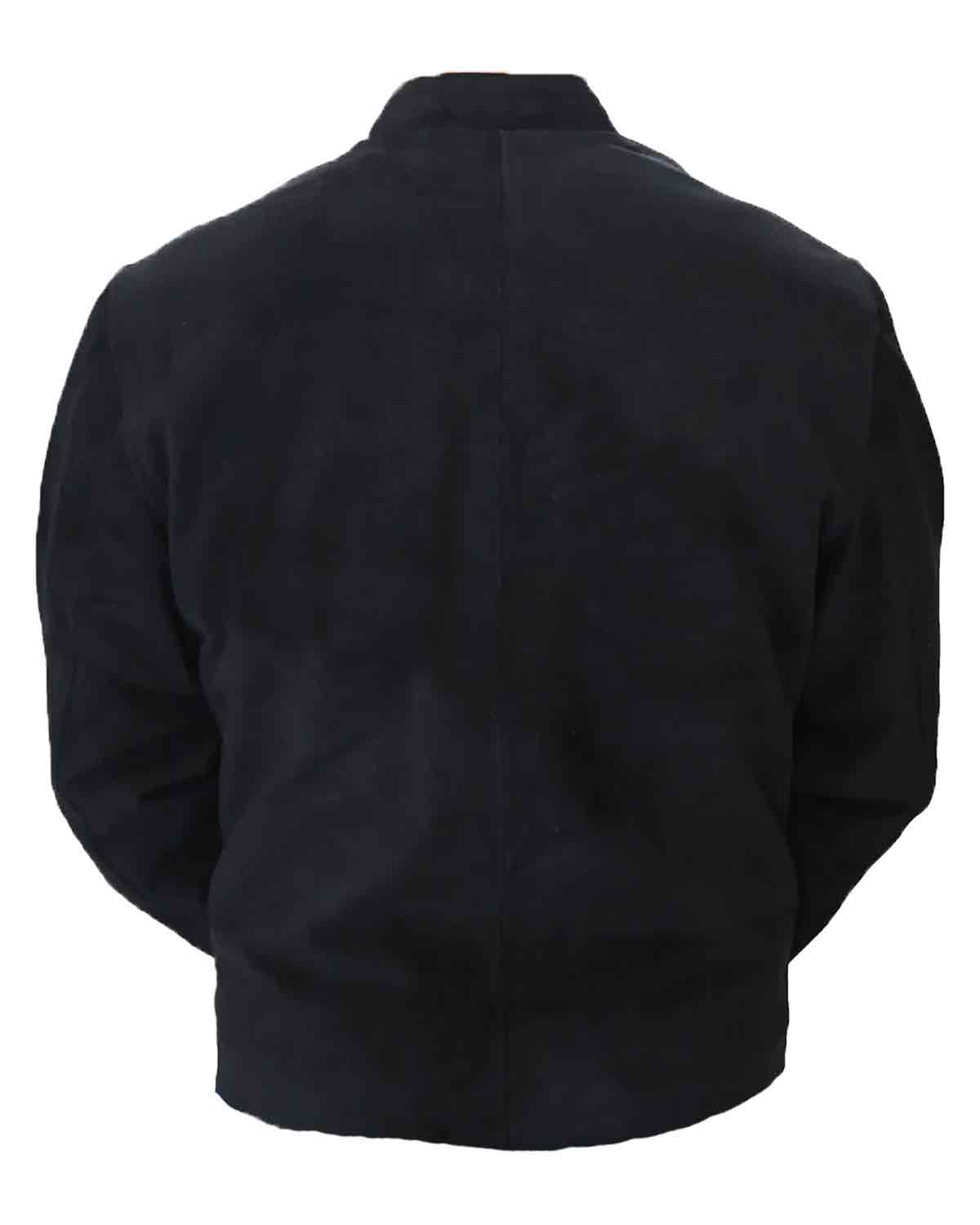 MotorCycleJackets James Bond Spectre Morocco Black Leather Jacket