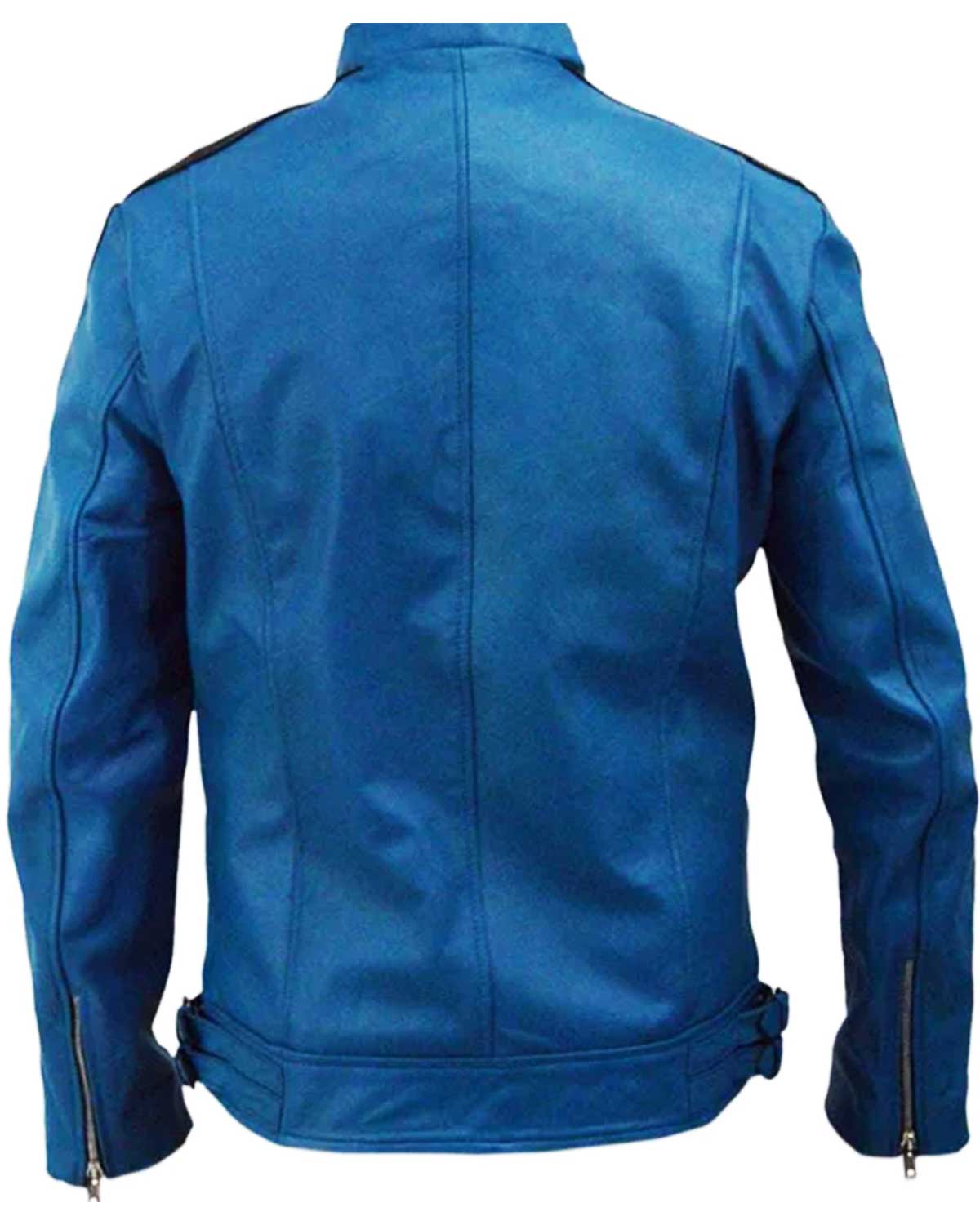 MotorCycleJackets Dirk Gently Holistic Blue Jacket