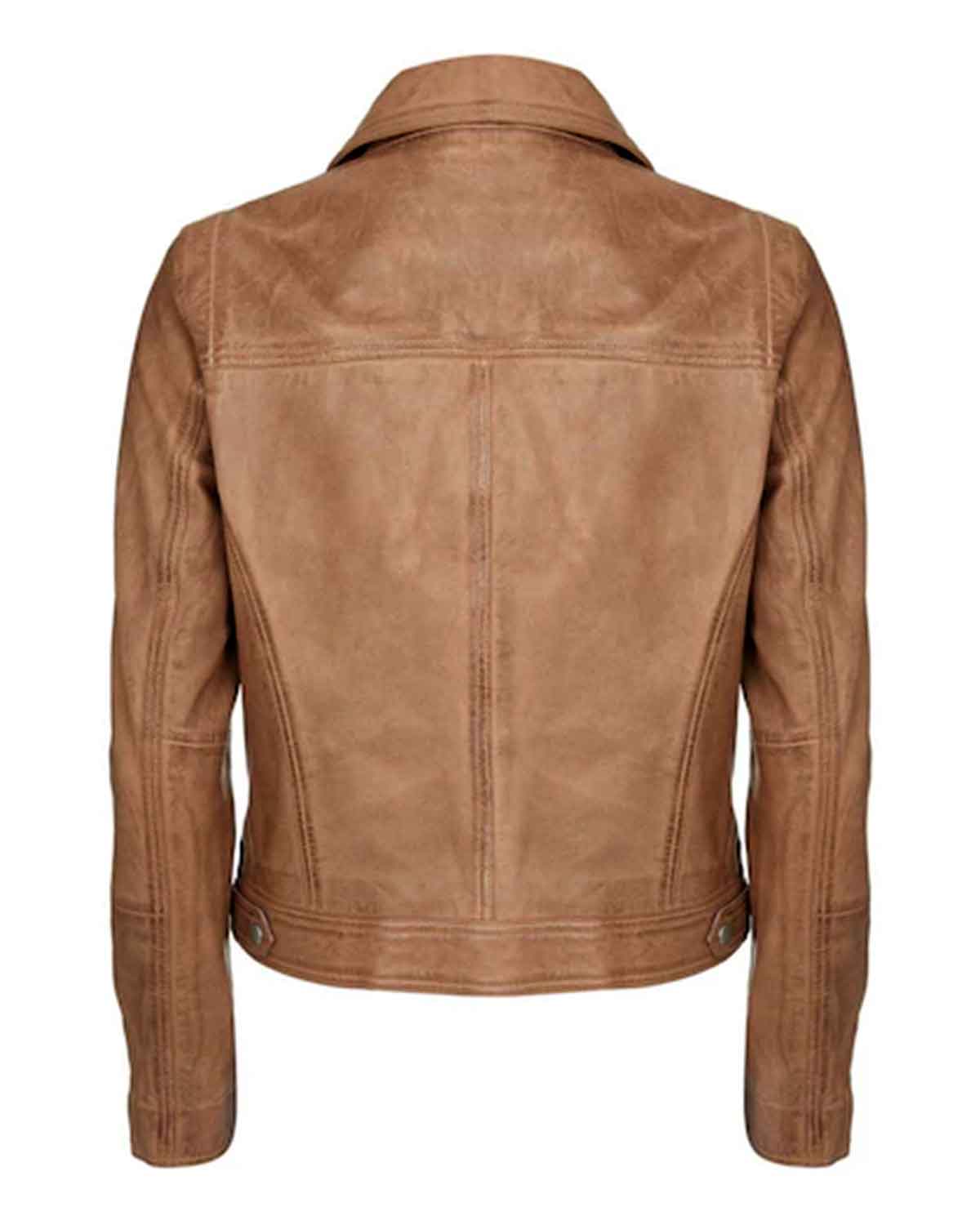 Mint Velvet Zip Leather Biker Jacket