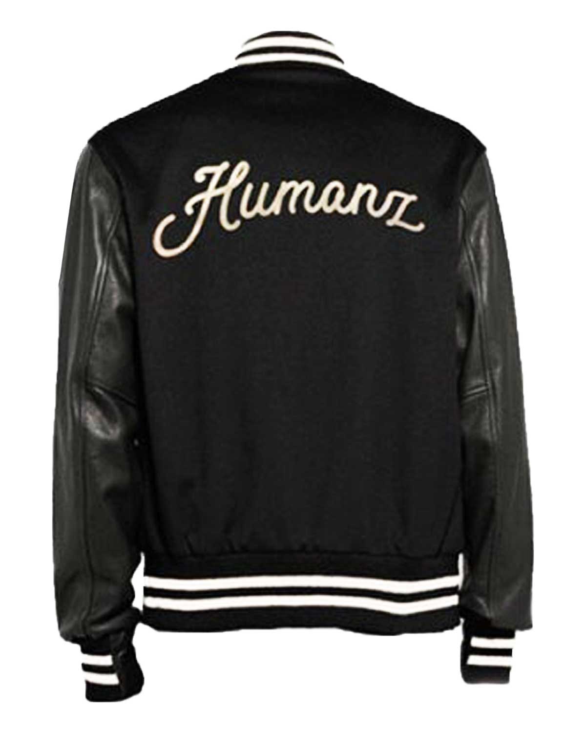 MotorCycleJackets 23 Humanz Letterman Varsity Jacket