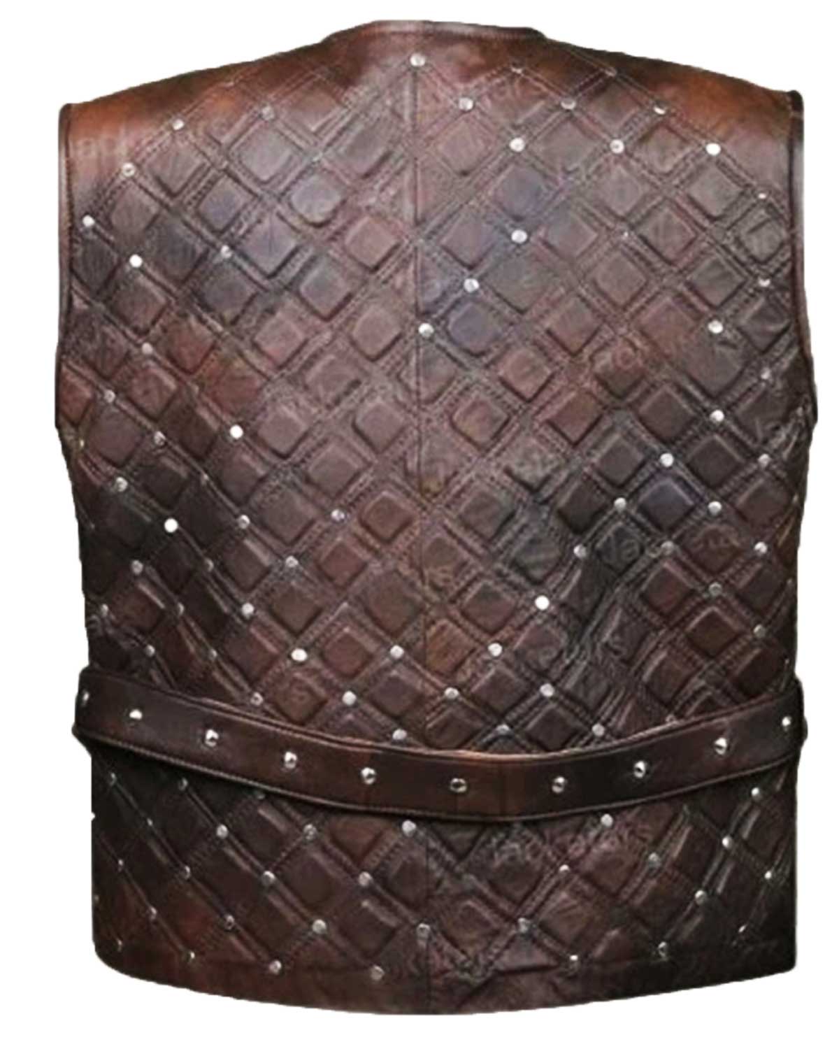 MotorCycleJackets Vikings Bjorn Lothbrok Vest
