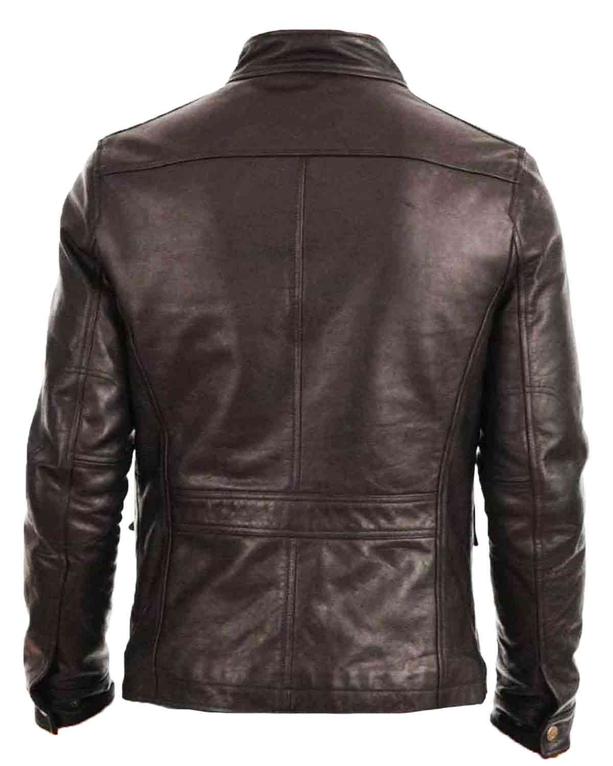 Battleship Biker Leather Jacket