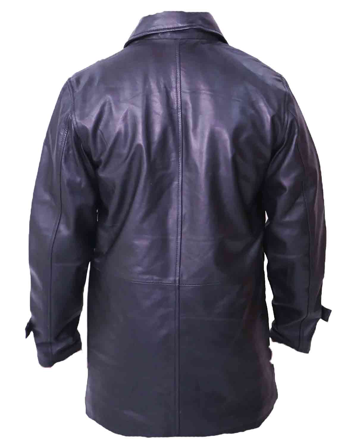 MotorCycleJackets Men's Black Leather Coat