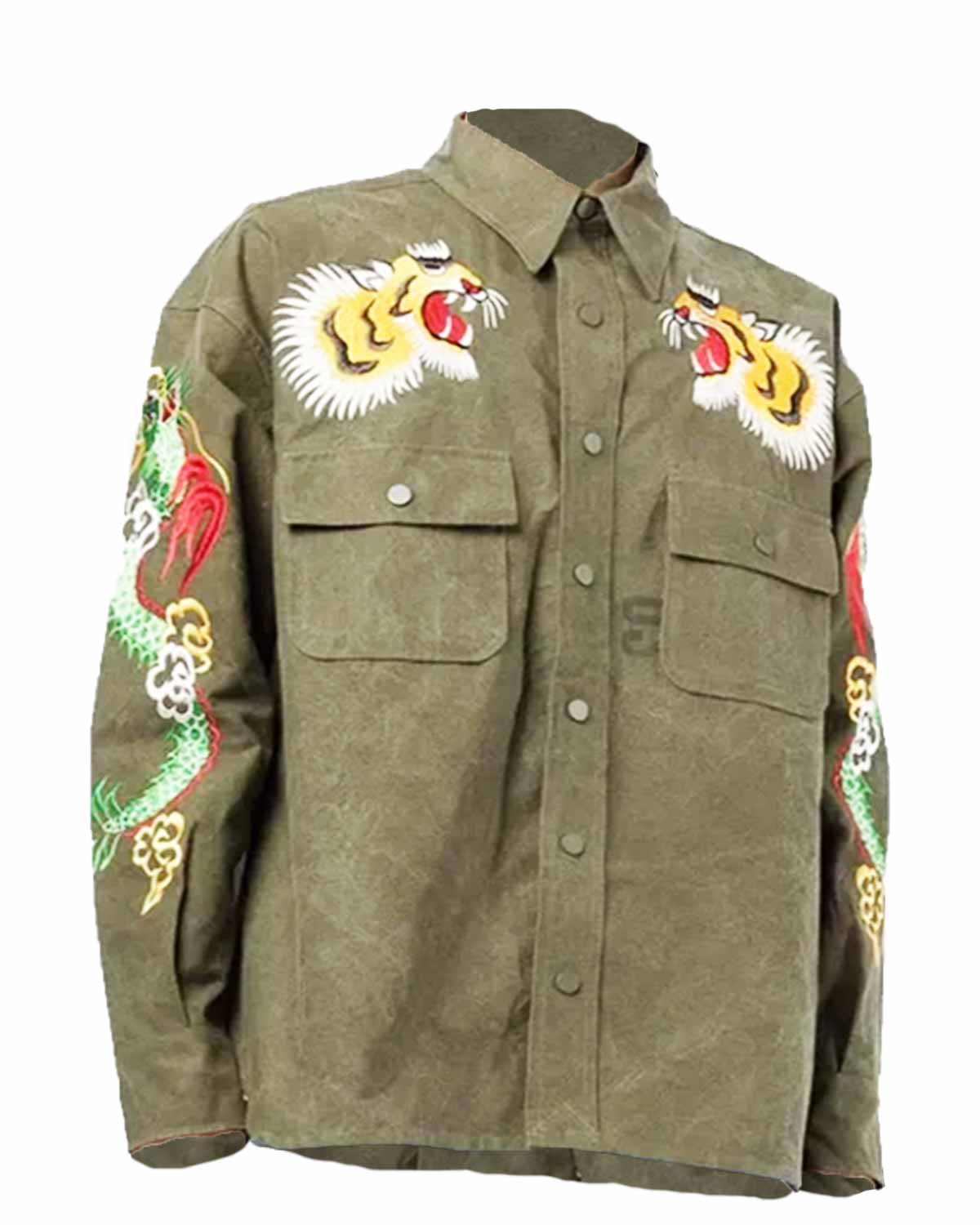 MotorCycleJackets Fast X Tej Parker Green Jacket