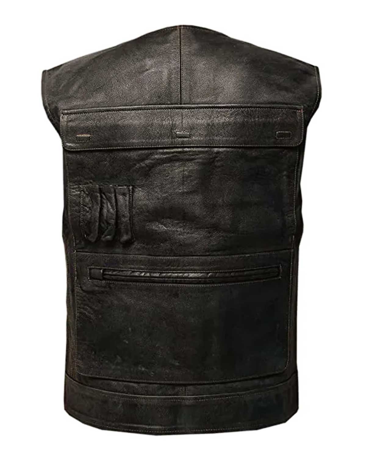MotorCycleJackets Han SOLO Leather Vest