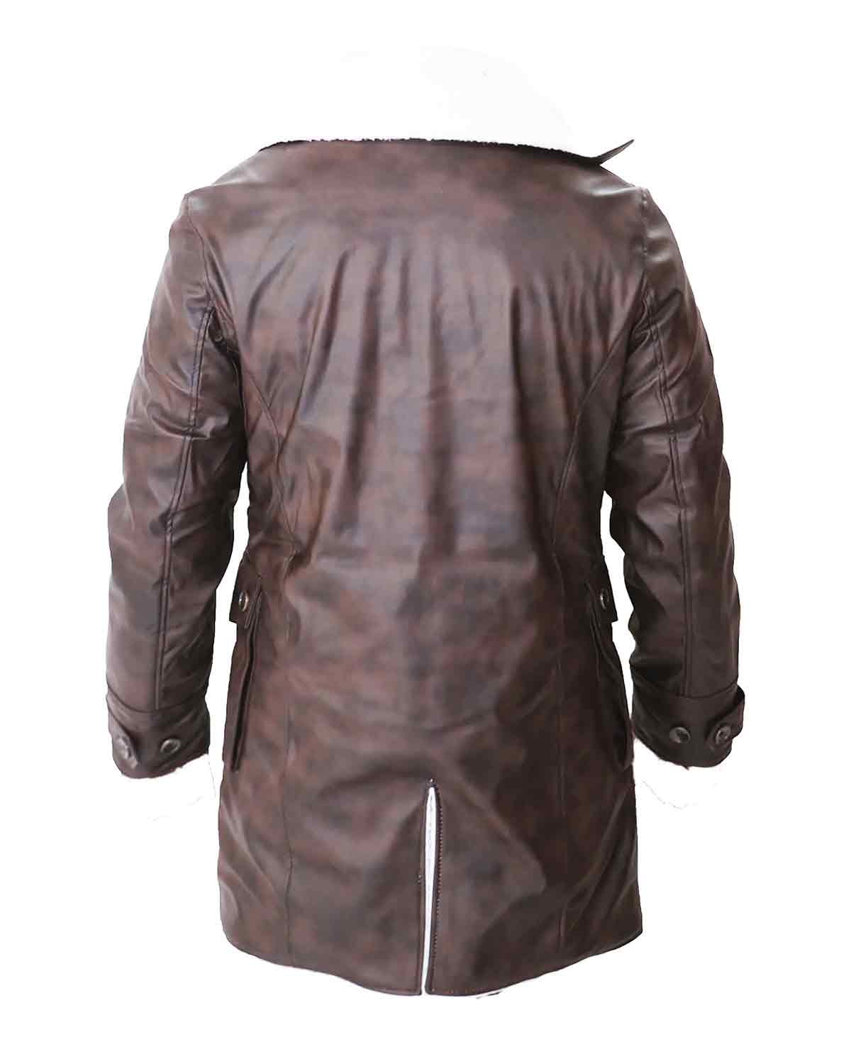 MotorCycleJackets Tom Hardy The Dark Knight Rises Bane Dark Brown Coat