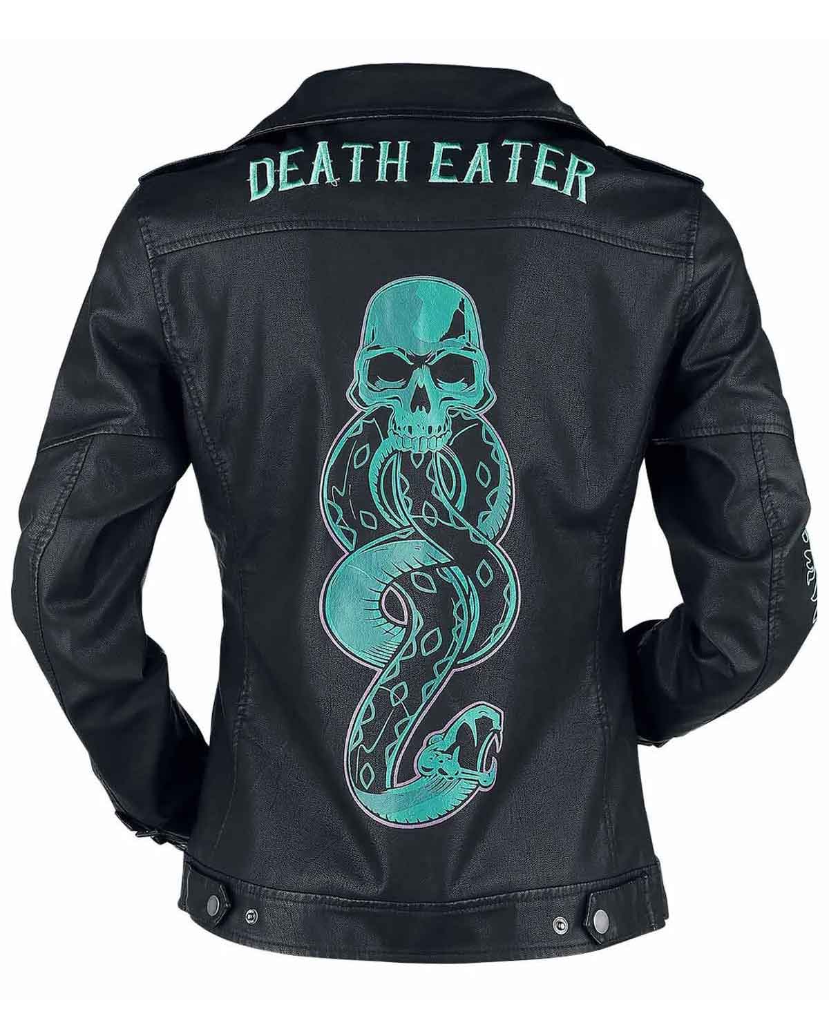 Death Eater Leather Biker Jacket