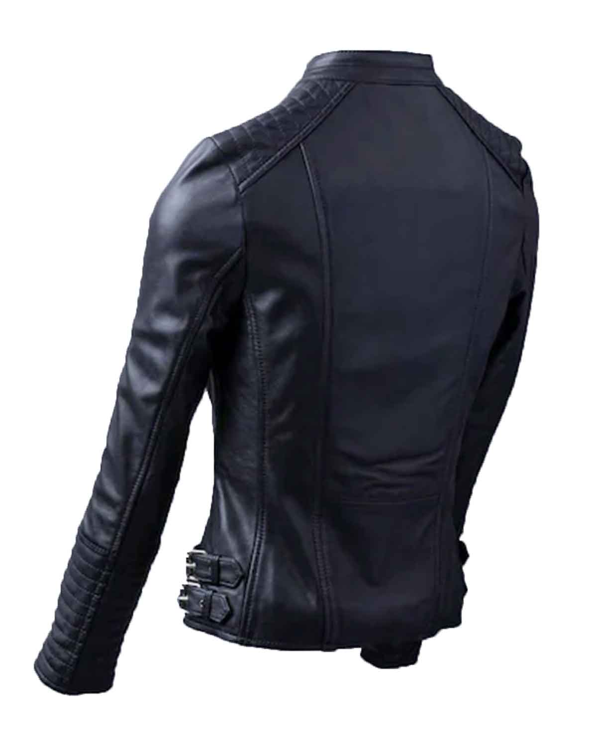 Lakeland Leather Toni Leather Biker Jacket