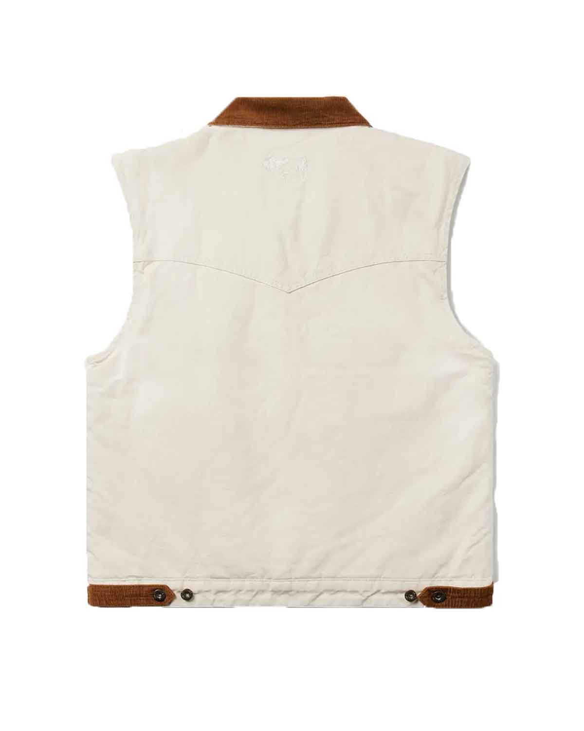 MotorCycleJackets Men's Cotton Canvas Sherpa Lining Vest