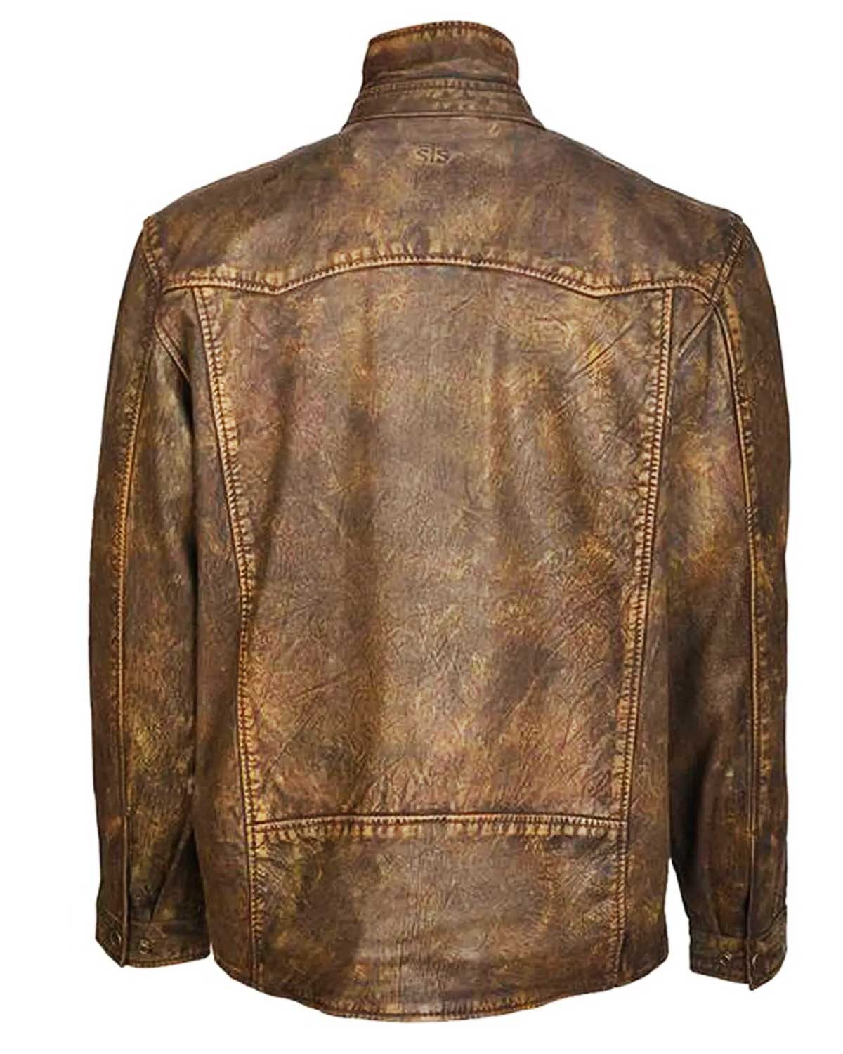 MotorCycleJackets Cowboy Ranch Hand Leather Jacket