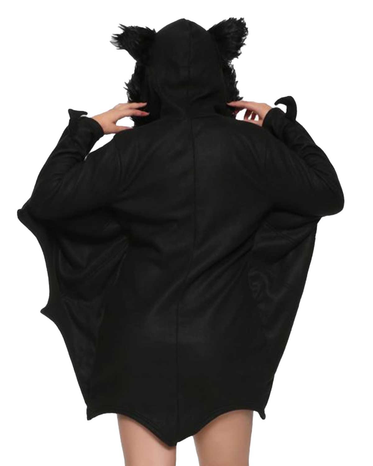 MotorCycleJackets Girl Bat Halloween Costume