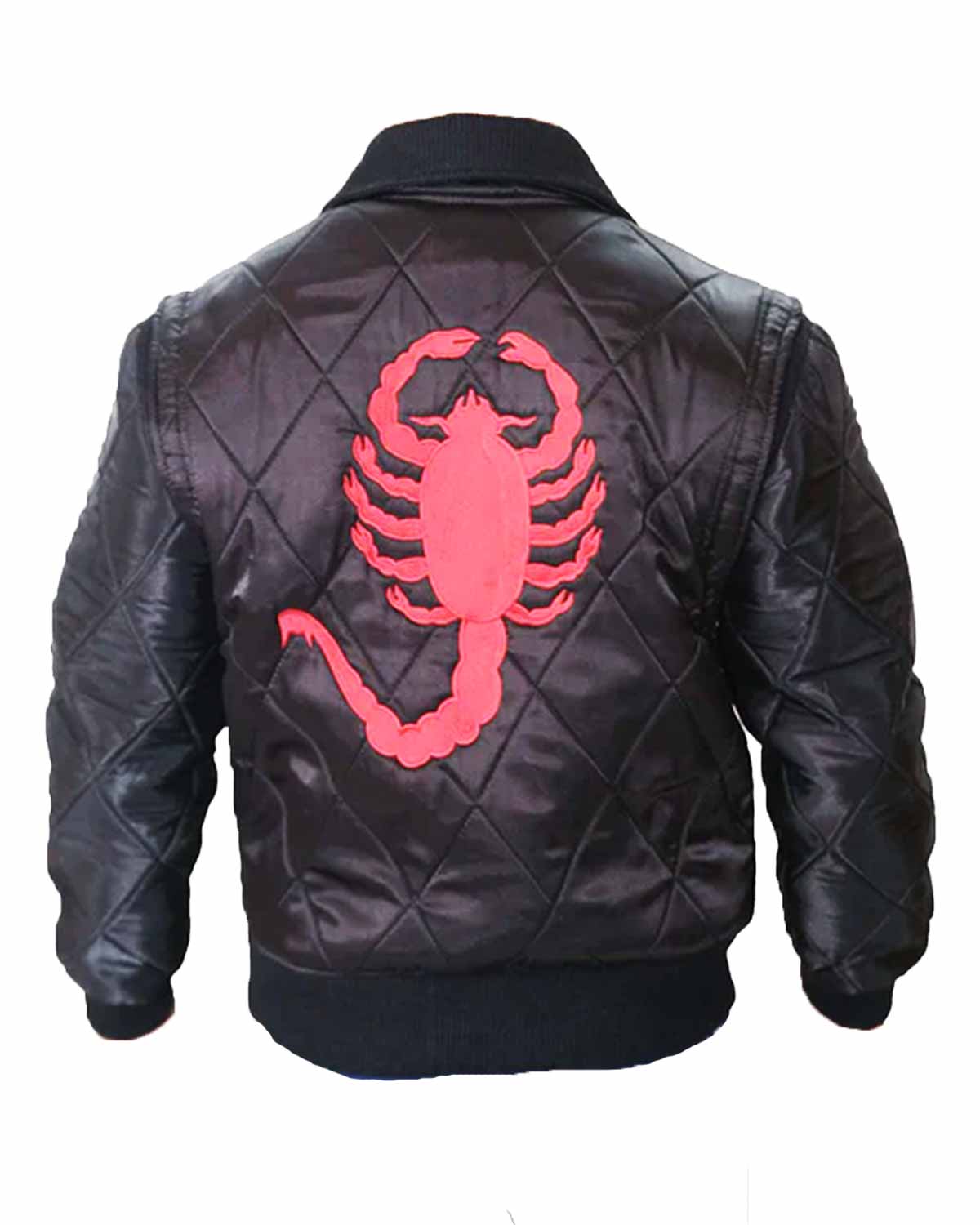 MotorCycleJackets Drive Movie Red Scorpion Ryan Gosling Jacket