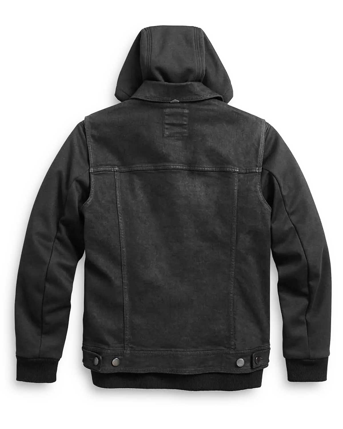 MotorCycleJackets Men’s Motorcycle 3 In 1 Black Denim Jacket