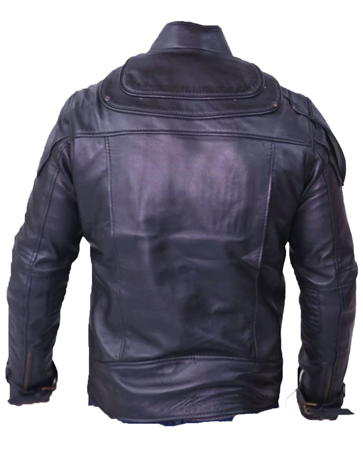 MotorCycleJackets Chris Pratt's Star Lord Black Leather Jacket