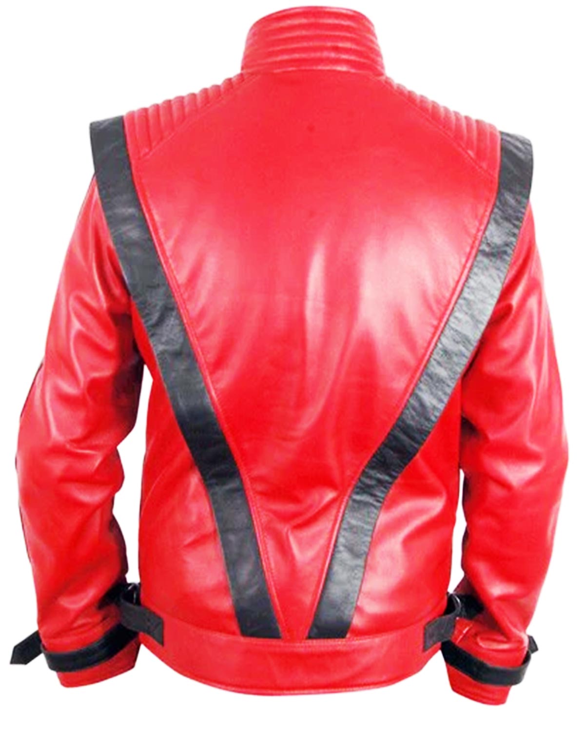 MotorCycleJackets Michael Jackson Thriller Red Leather Jacket