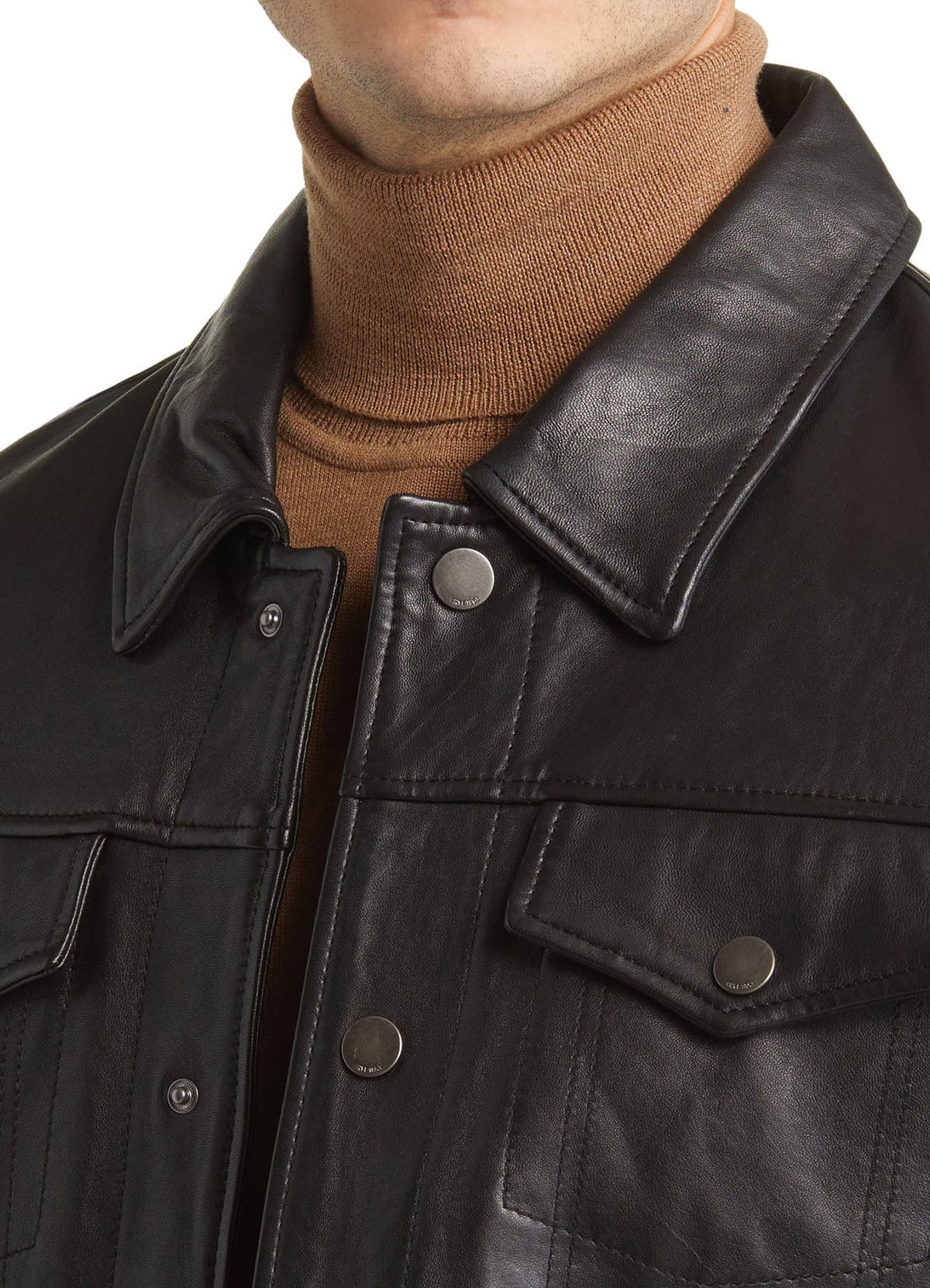 Mens Dark Brown Leather Jacket