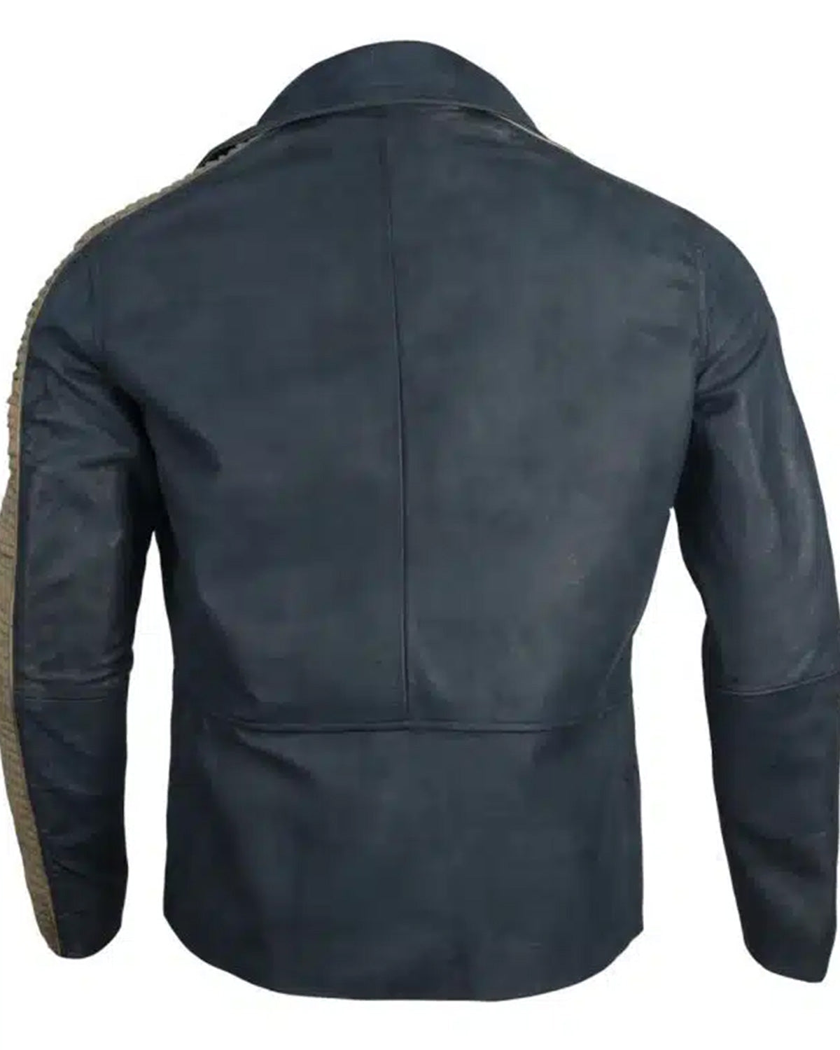 MotorCycleJackets Star Wars Rogue One Diego Luna Blue Leather Jacket