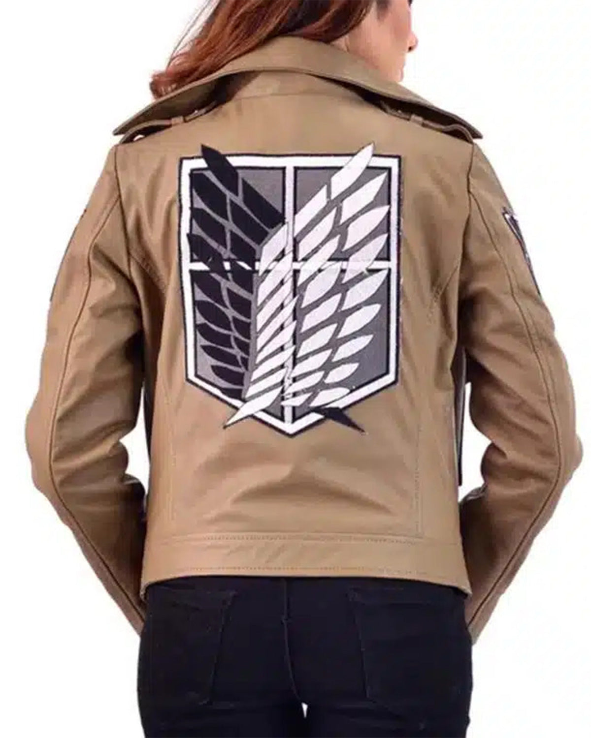 MotorCycleJackets Attack On Titan Survey Corps Women Leather Jacket