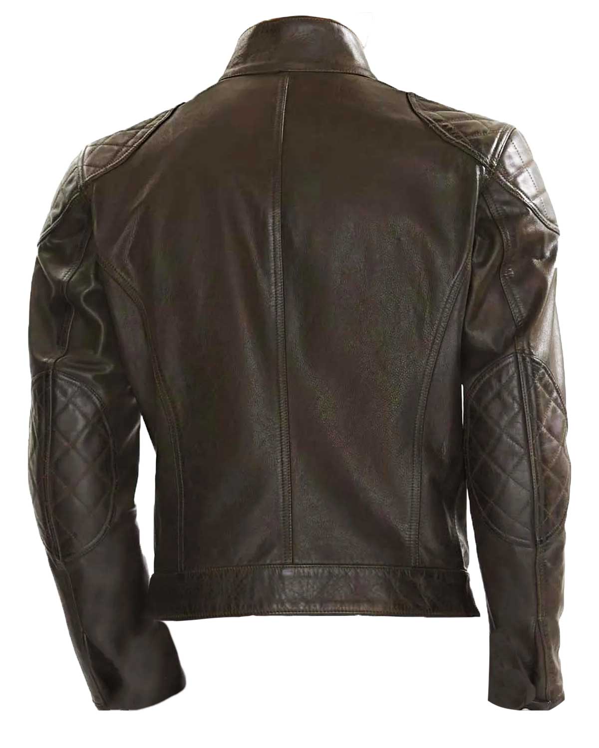 Biker Brooklands Diamond Quilted Leather Jacket