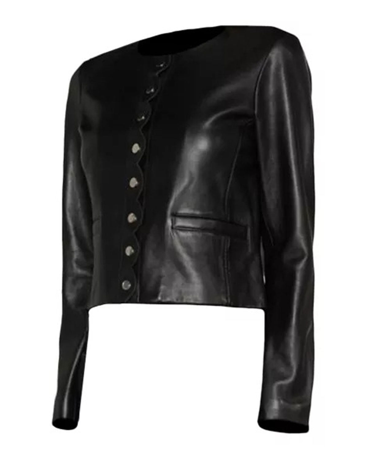 MotorCycleJackets Womens Scallop Edge Jacket