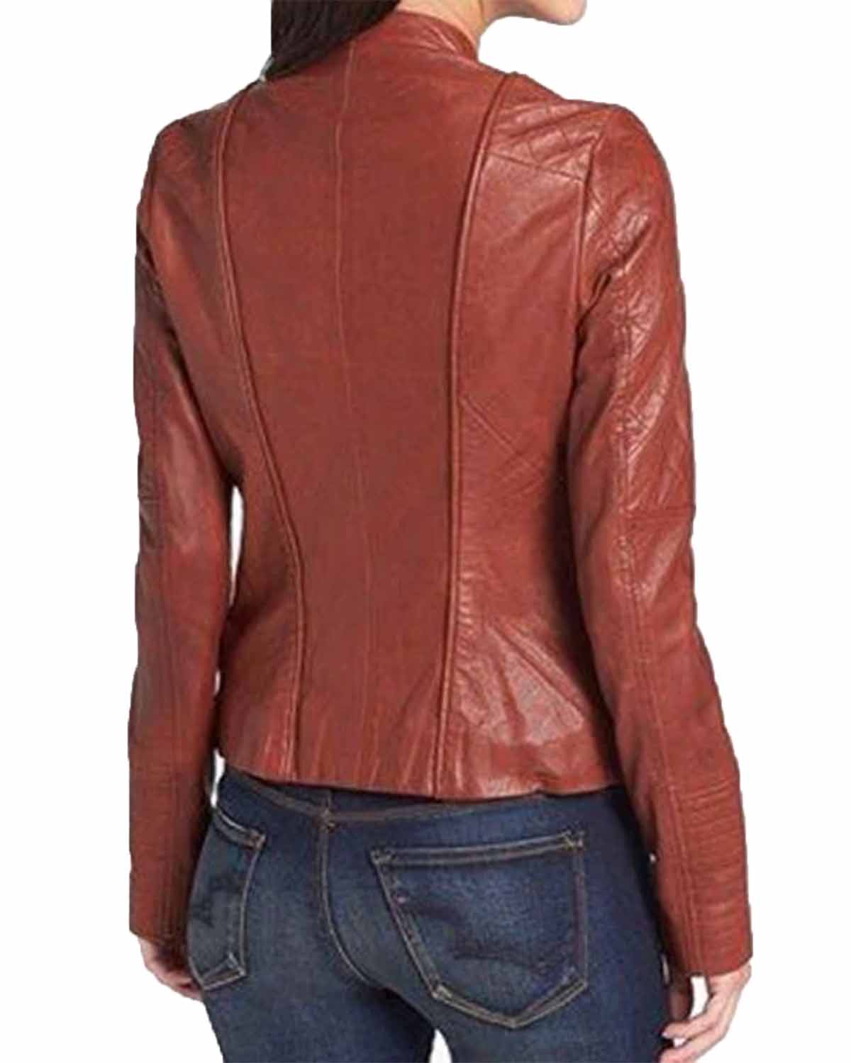 MotorCycleJackets Dakota Johnson Fifty Shades of Brown Jacket