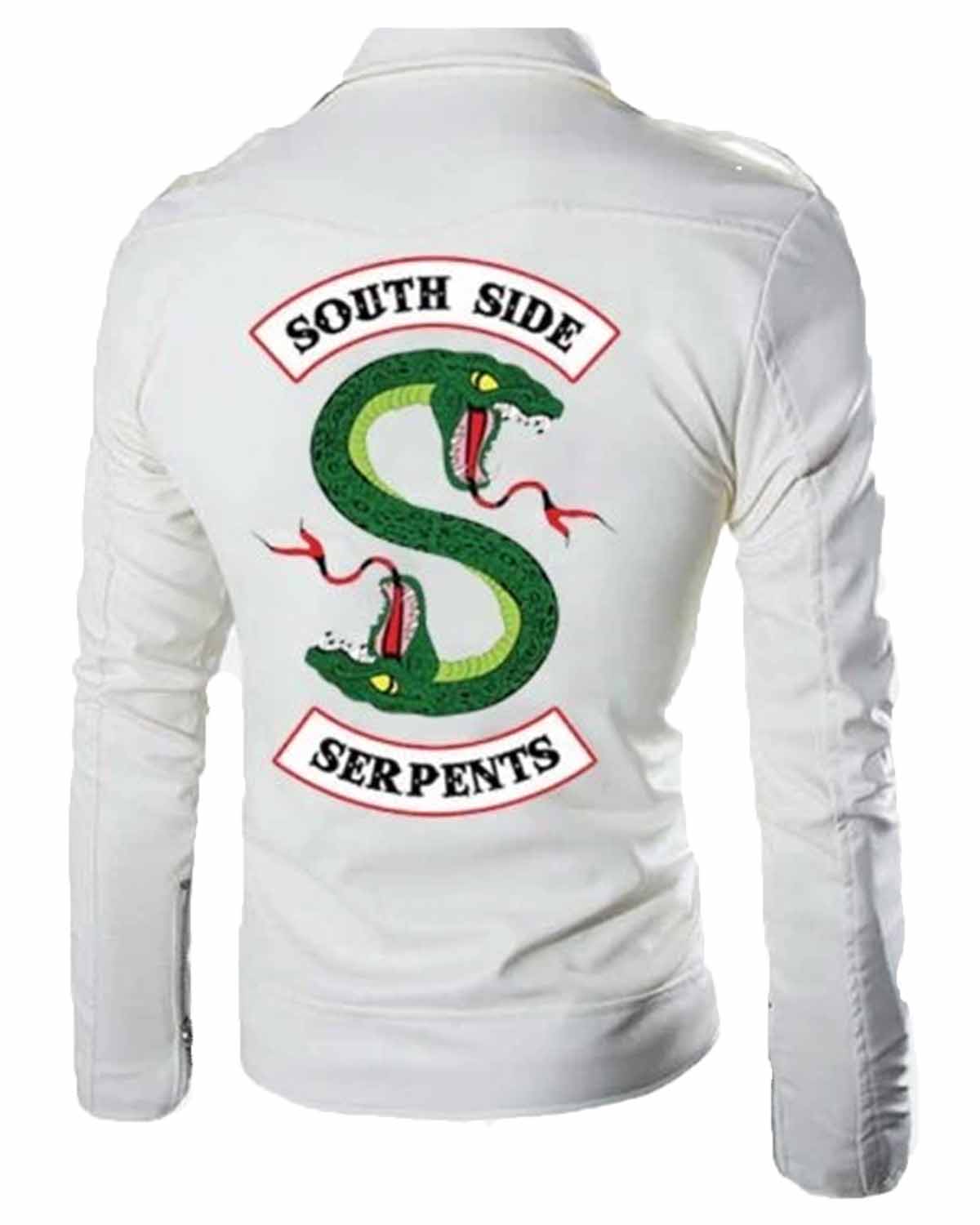 MotorCycleJackets White Riverdale Southside Serpents Jacket