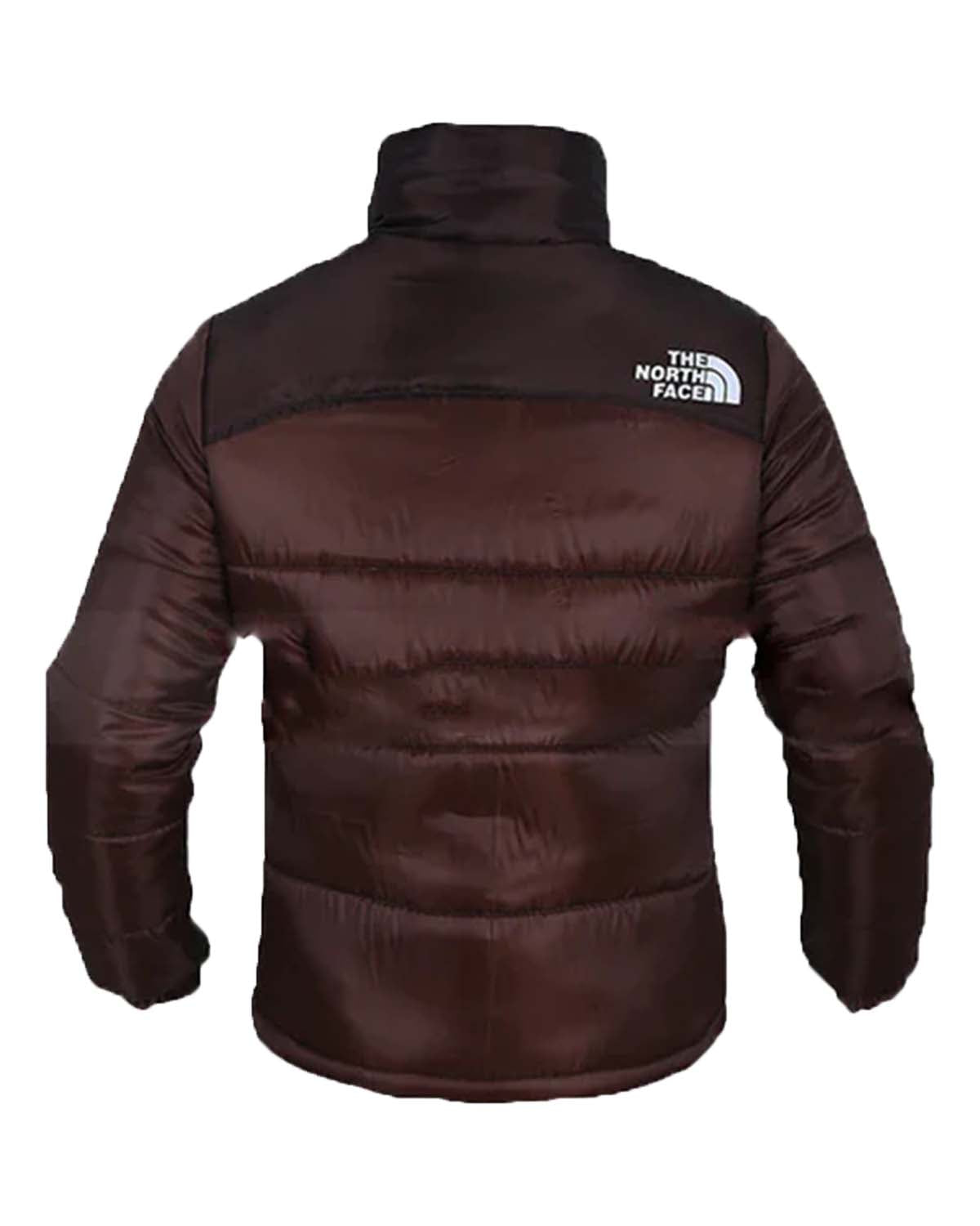 MotorCycleJackets The North Face Brown Puffer Jacket