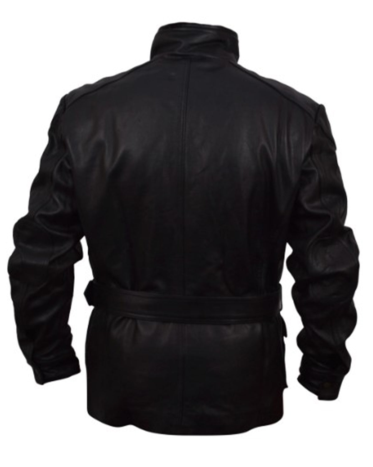 MotorCycleJackets Bane Box Pockets Black Faux Leather Jacket