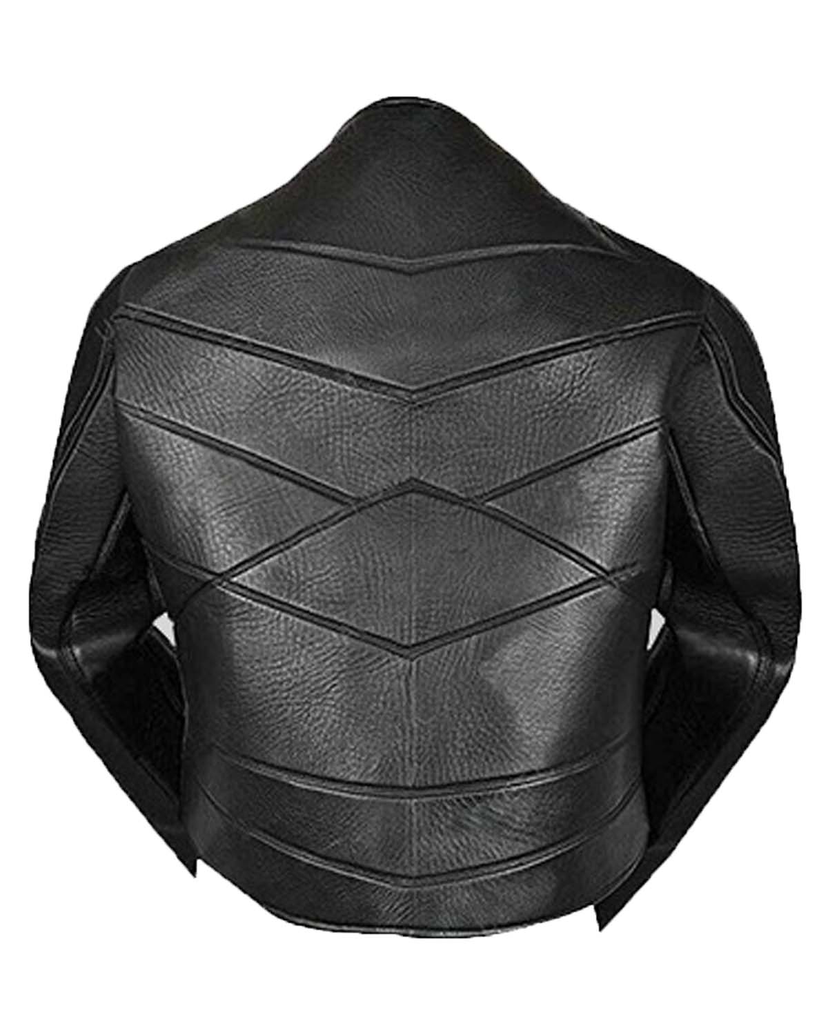 MotorCycleJackets Men Idris Elba Black Leather Jacket