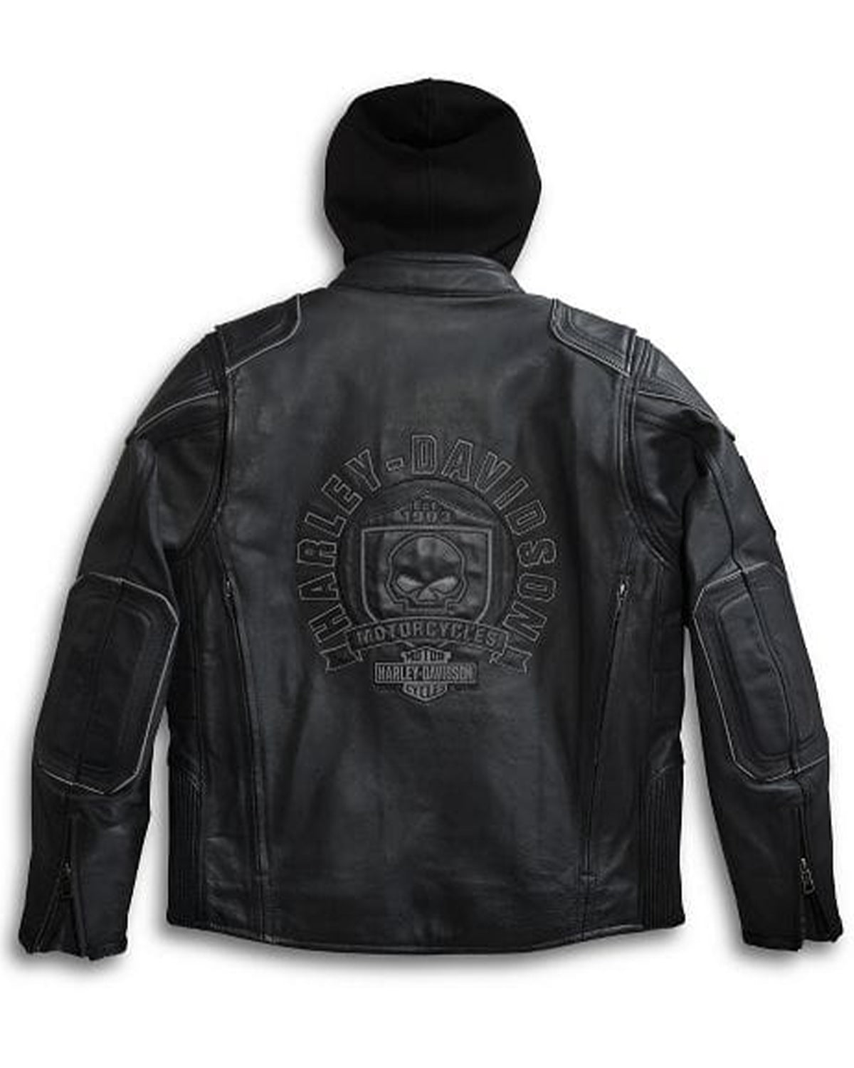 MotorCycleJackets Harley Davidson Mens Aurora Willie G Skull Jacket